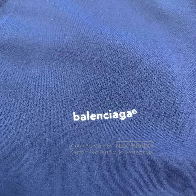 Balenciaga Balenciaga Blue Small Logo Jacket. Size US L / EU 52-54 / 3 - 6 Thumbnail