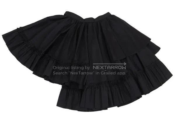 Comme des Garcons Comme Des Garcons size S Black Retro Design Skirt Size 25" / US 0 / IT 36 - 3 Thumbnail