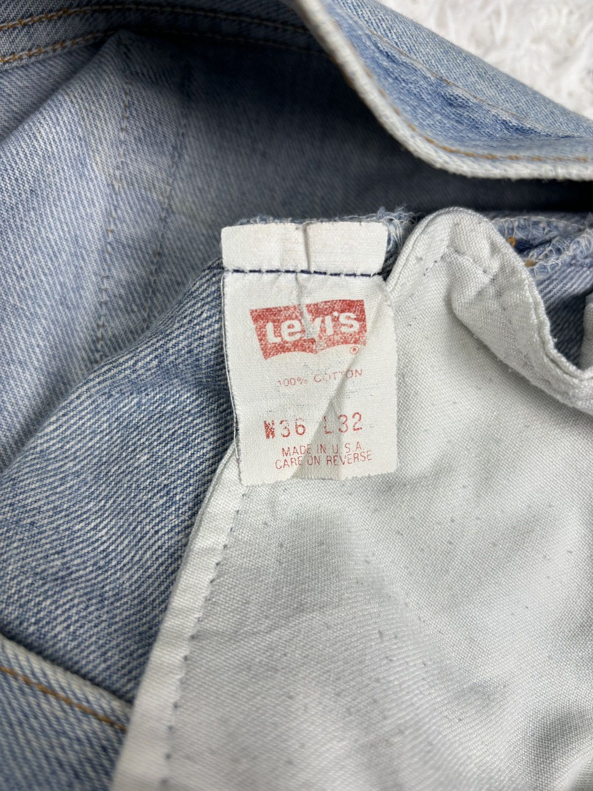 Levi's × Levi's Vintage Clothing × Vintage Vintage Levis 501 USA 90s Size US 36 / EU 52 - 6 Thumbnail