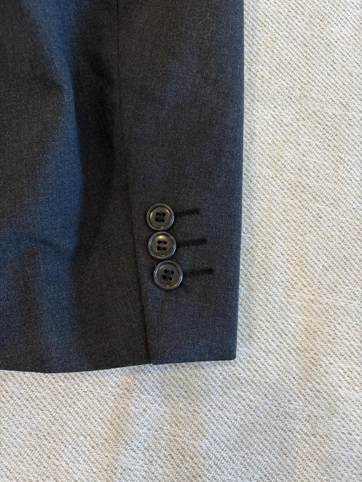 Pierre Cardin Vintage Pierre Cardin Charcoal Double Breast Jacket Wool 40R Size 40R - 7 Thumbnail