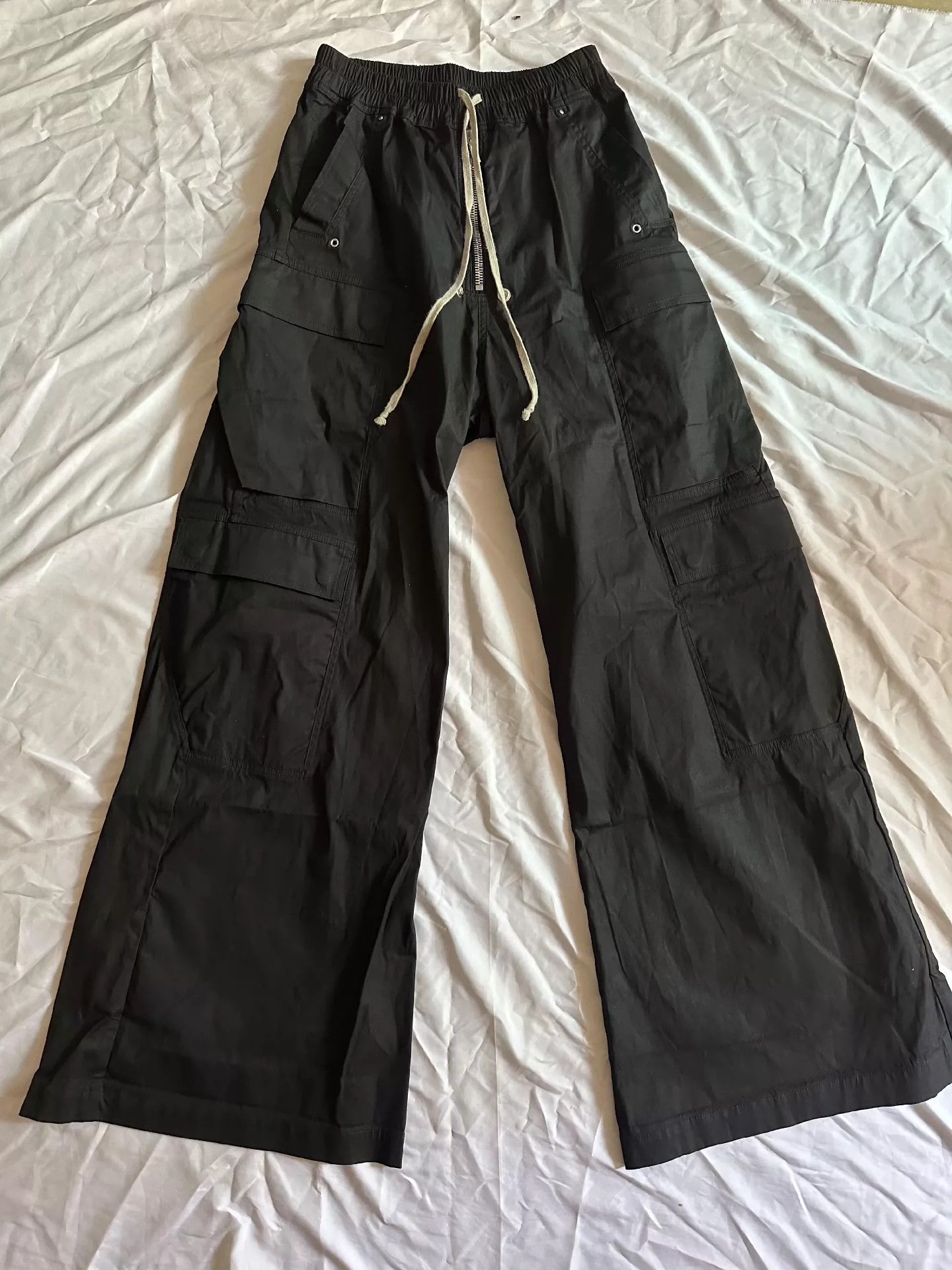 Rick Owens Rick Owens Workwear wide-leg pants Size US 30 / EU 46 - 1 Thumbnail