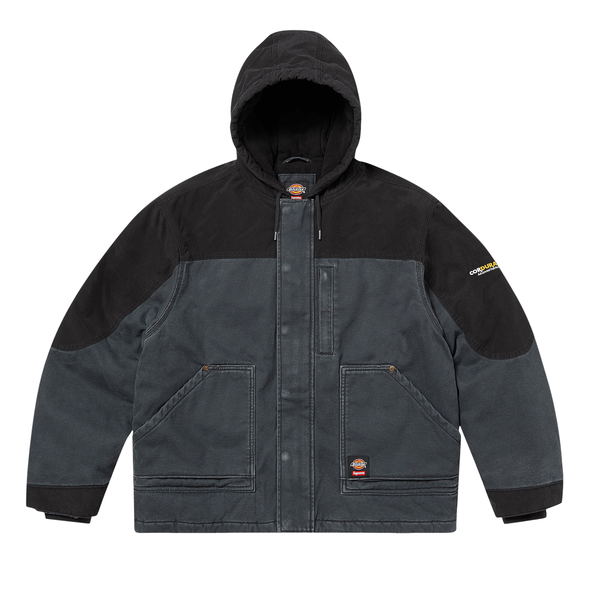 スケートボード Supreme x Thrasher Hooded Work Jacket Supreme Thrasher Hooded Work Jacket Black Men's - FW24 - US