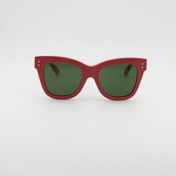 Gucci Gucci GG1082S 004 Sunglasses Pink Square Frame, Green Lenses Size ONE SIZE - 6 Thumbnail