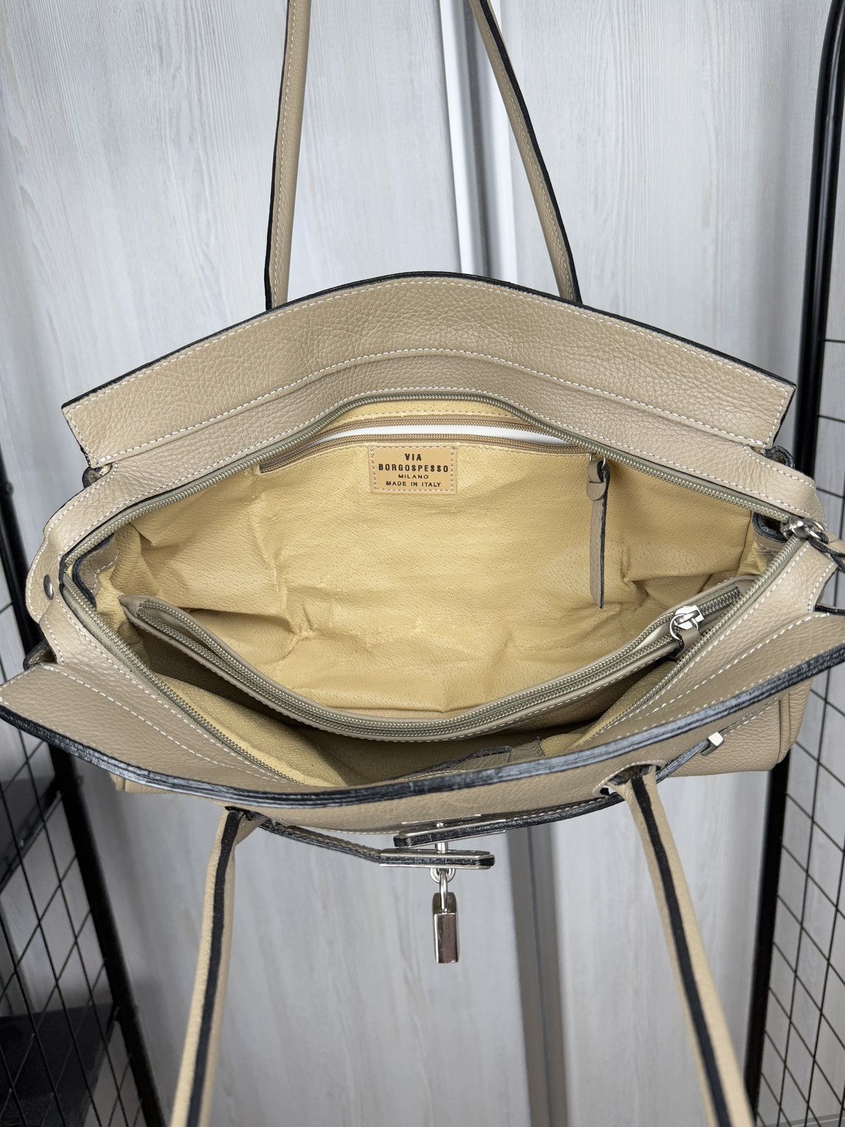 Other Via Borgospesso Milano beige Made In Italy shoulder bag Size ONE SIZE - 10 Thumbnail