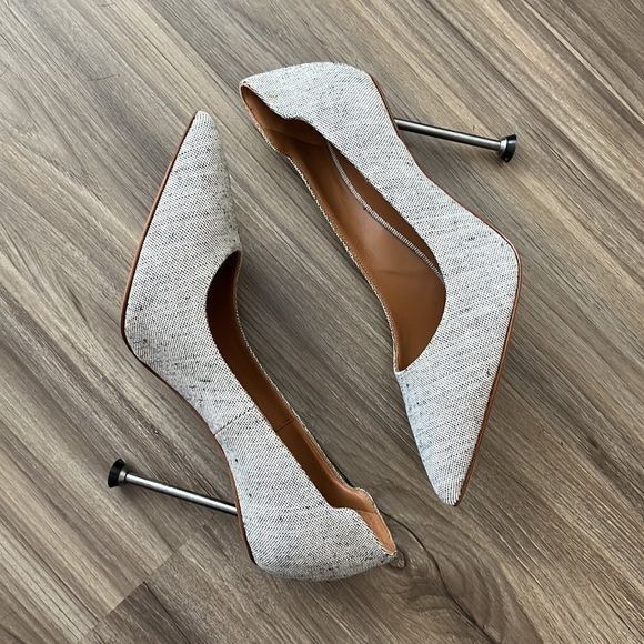 Victoria Beckham Victoria Beckham Canvas Pointy Pump Heels Size US 10 / IT 40 - 6 Thumbnail