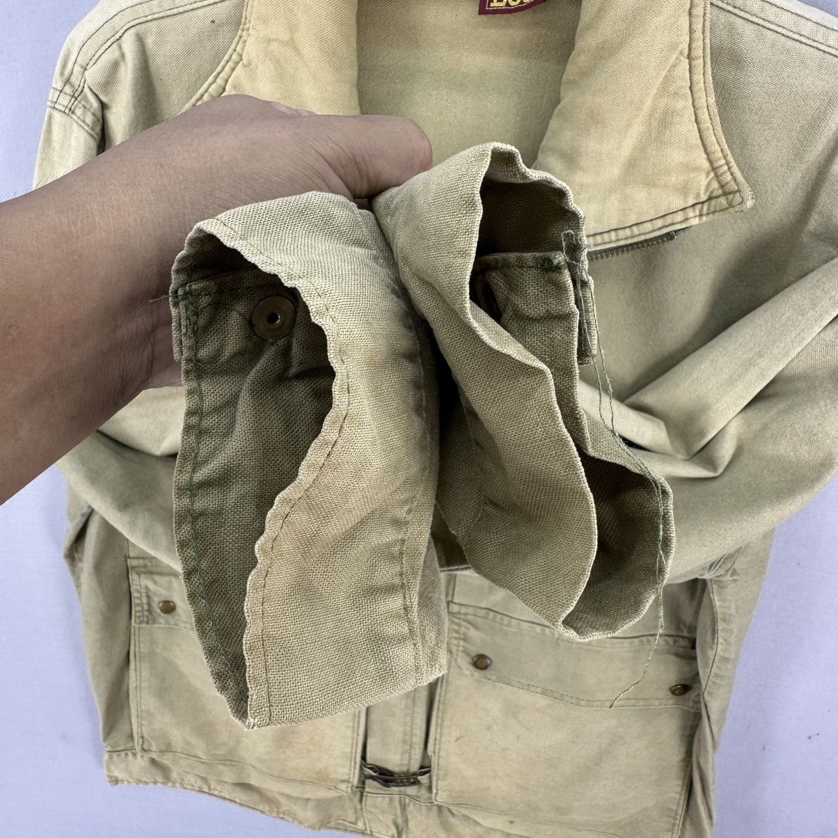 Lee Vintage 90's Lee Inspired US Navy M-43 Jacket Iron Buckle Size US L / EU 52-54 / 3 - 12 Thumbnail