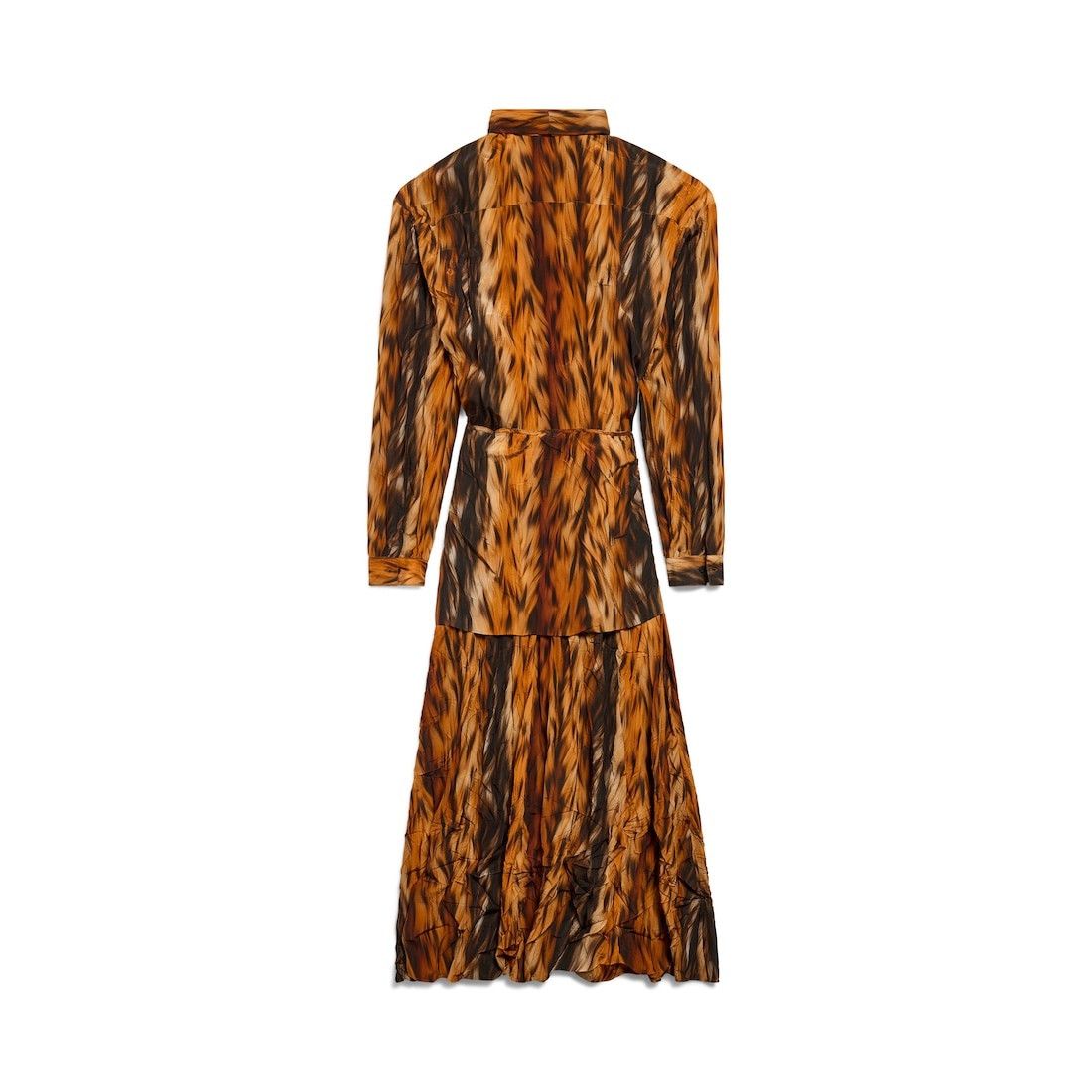 Balenciaga o1tr1nto0426 Knotted Dress in Brown Size M / US 6-8 / IT 42-44 - 7 Thumbnail