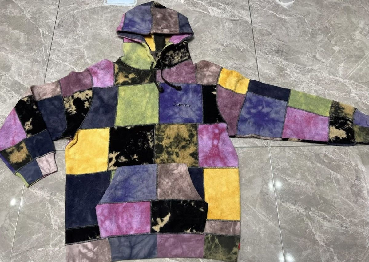 Supreme *CROPPED* SS14 Supreme Siouxsie Sioux Tie Dye hoodie | Grailed