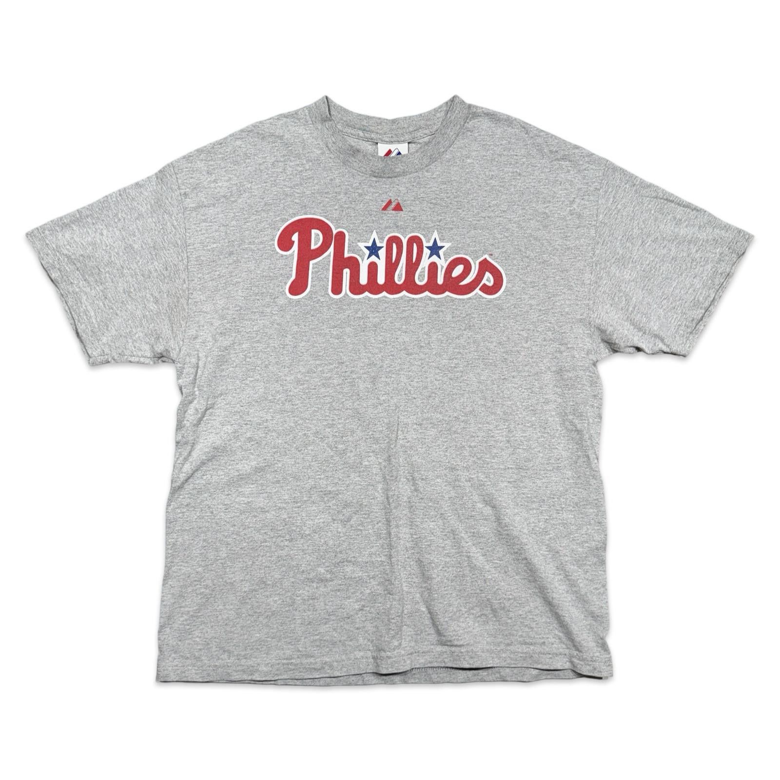 Majestic Majestic Philadelphia Phillies Y2K Ryan Howard T-Shirt Size US XL / EU 56 / 4 - 1 Thumbnail