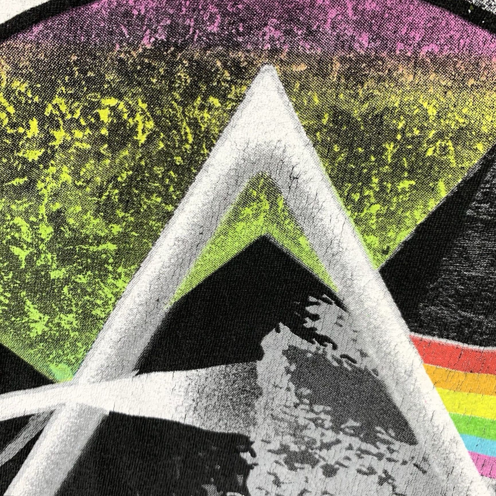 Vintage Pink Floyd Graphic T-Shirt Women's Medium Black 70s Music Rock Cap Sleeve Size M / US 6-8 / IT 42-44 - 5 Thumbnail