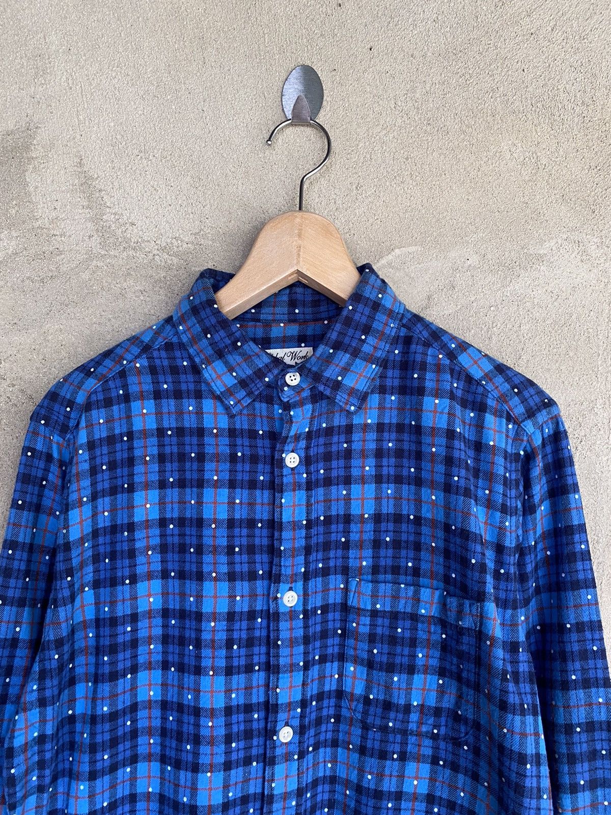 Global Work Japanese Brand Global Work Plaid Tartan Flannel Shirt Size US M / EU 48-50 / 2 - 3 Thumbnail