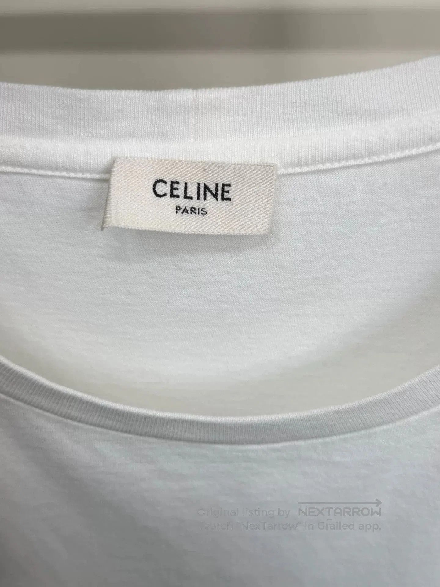 Celine CELINE Embroidered Logo White Short. Size US XXL / EU 58 / 5 - 3 Thumbnail