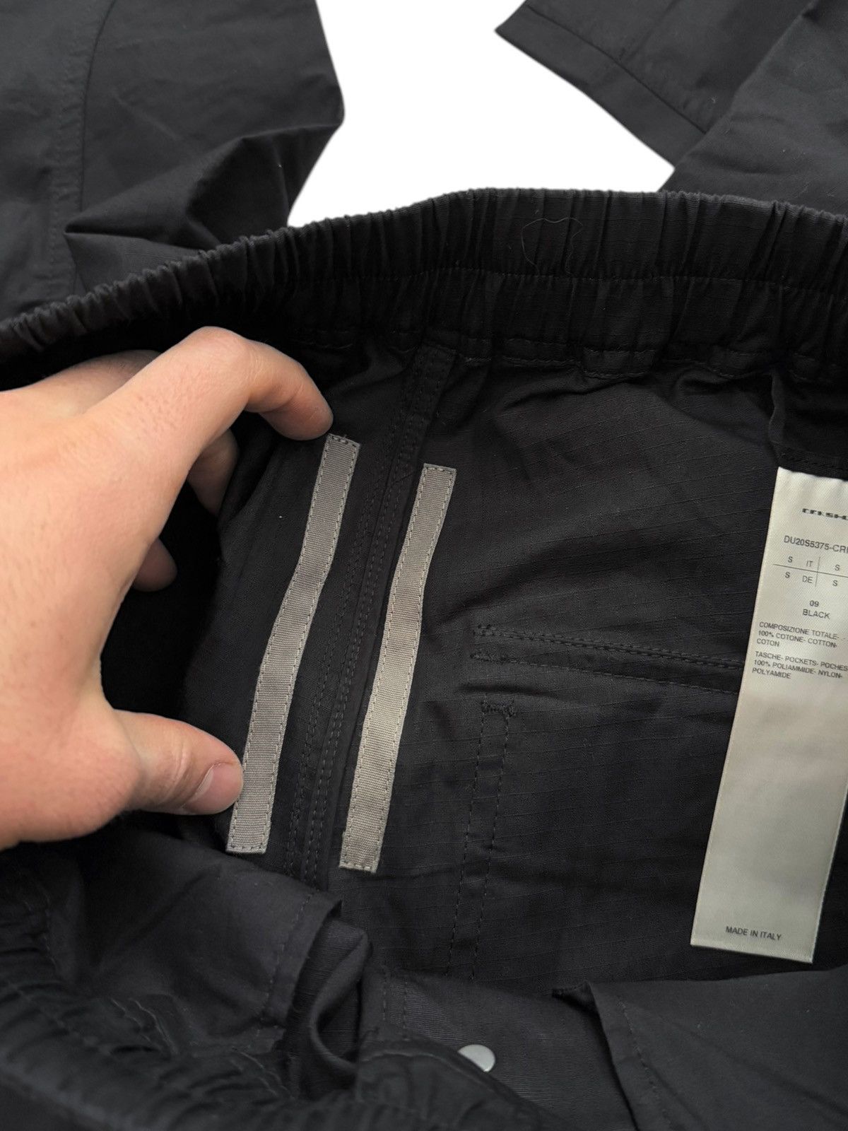 Rick Owens Nylon Cargo Zip Pocket Ripstop Pants Size US 32 / EU 48 - 4 Thumbnail