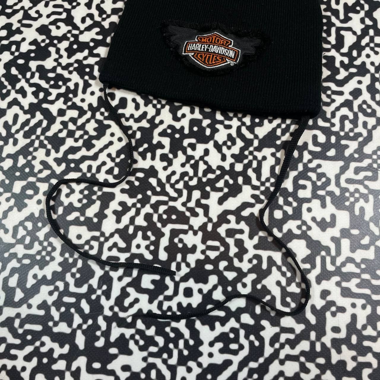 Harley Davidson Vintage Y2K Harley Davidson Motocycle Retro Beanie Hat Size ONE SIZE - 4 Thumbnail