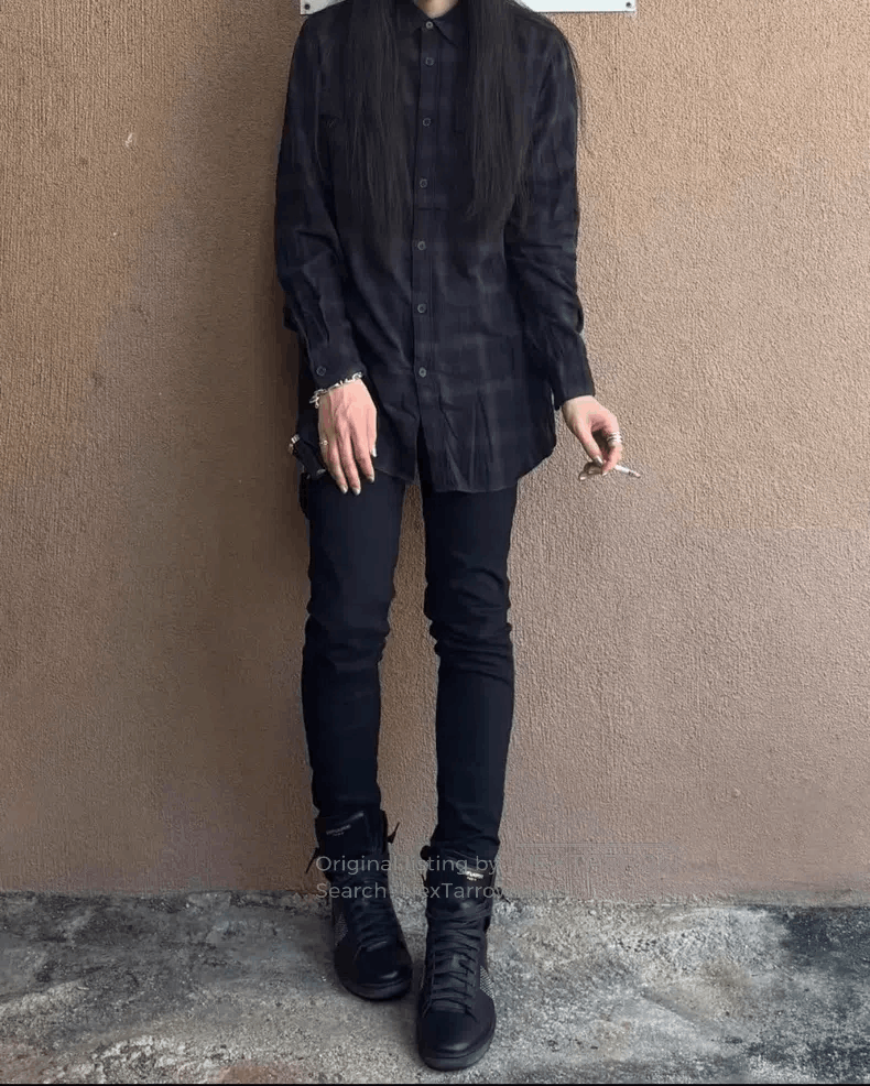 Saint Laurent Paris Saint Laurent Paris Black Samurai Oil Bullhide High-top St Size US 8 / EU 41 - 9 Thumbnail
