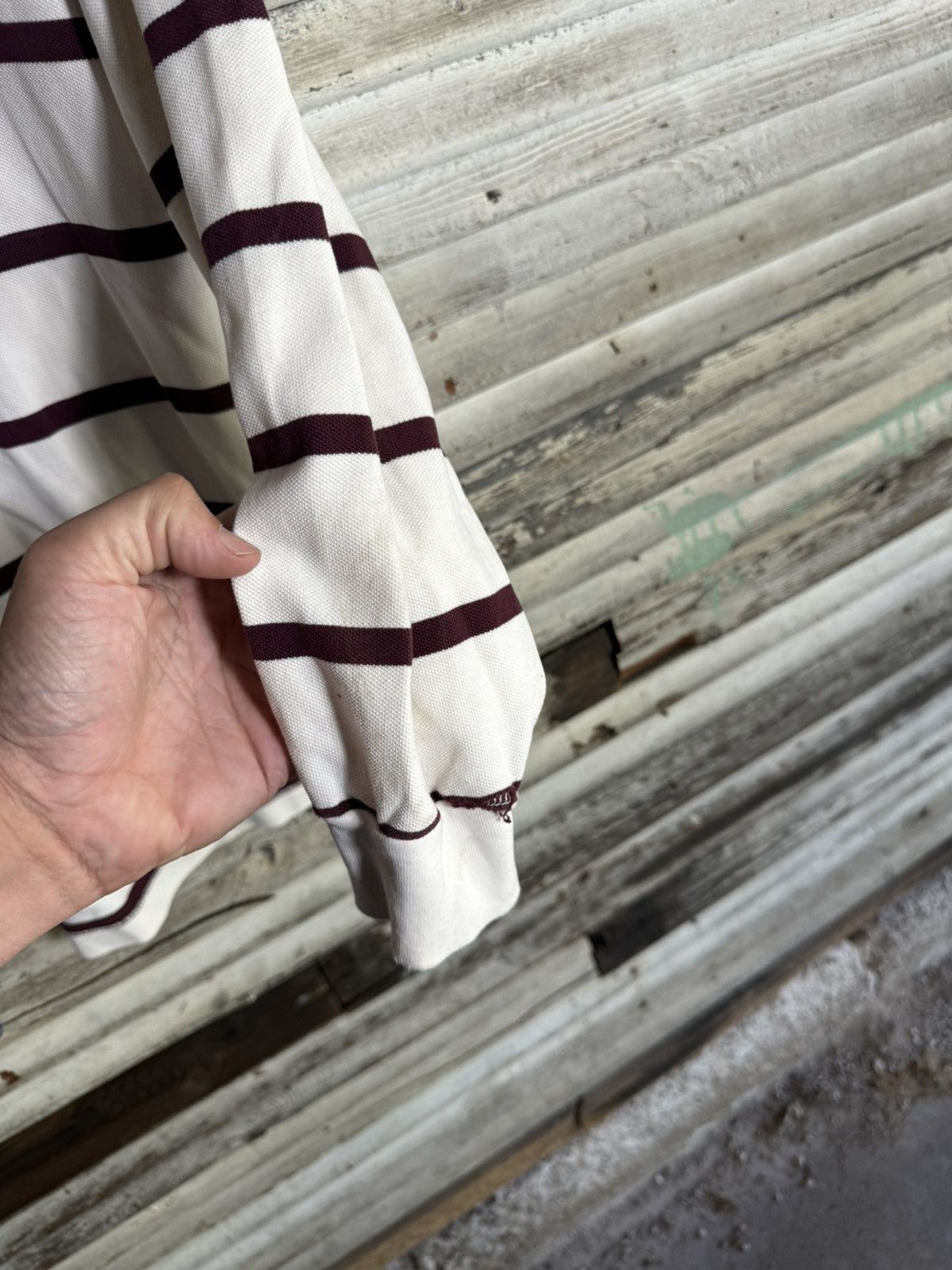 Polo Ralph Lauren × Vintage Vintage Polo Ralph Lauren Striped Rugby Size US L / EU 52-54 / 3 - 5 Thumbnail