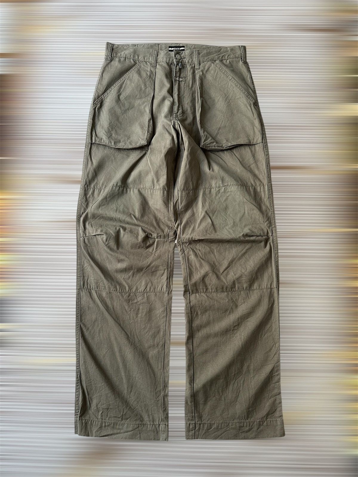 Marithe + Francois Girbaud Vintage Marithe Francois Girbaud (MFG) Fatigue Faded Pant Size US 32 / EU 48 - 1 Thumbnail