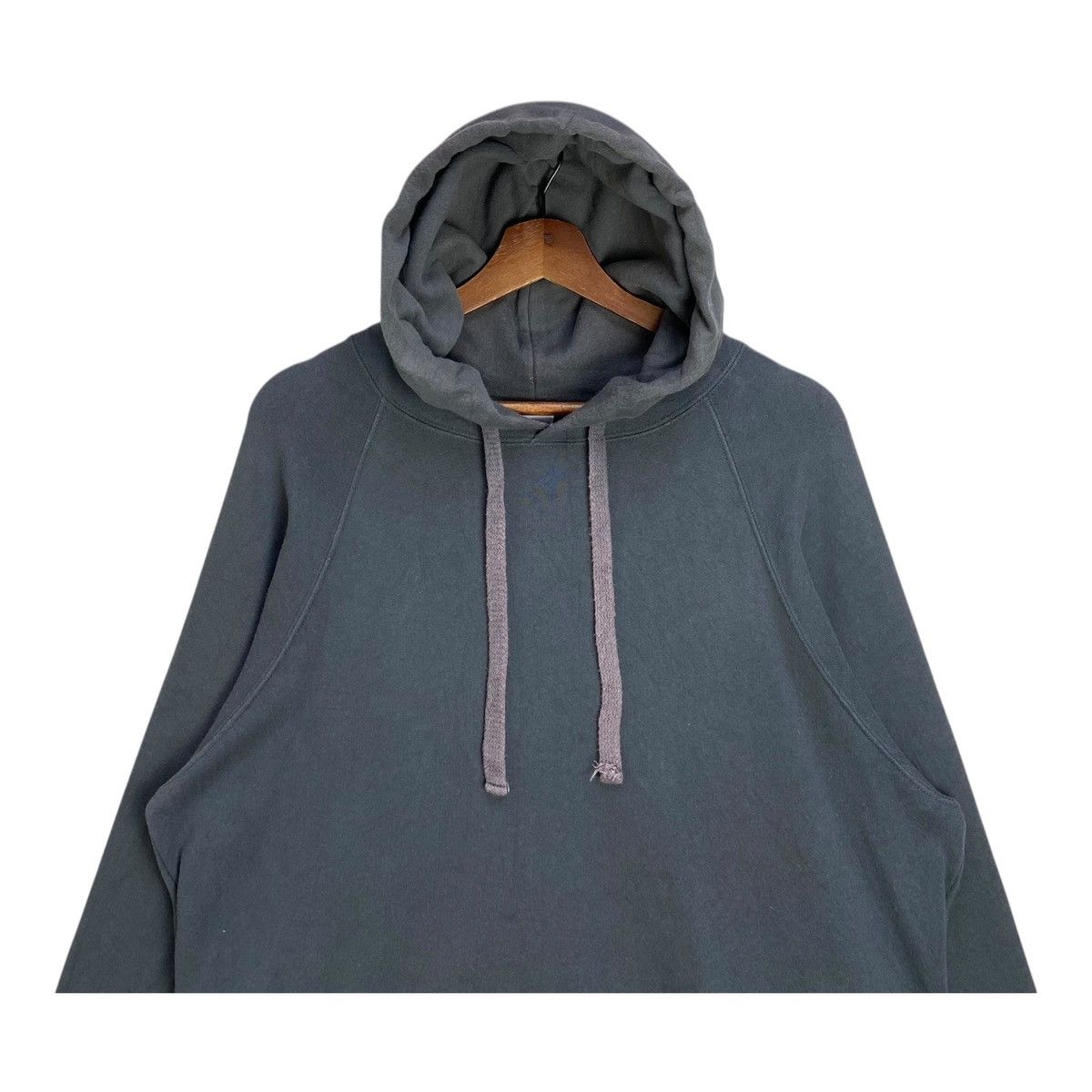 Champion Vintage Champion Plain Hoodie 9oz US Made Dark Grey Size M Size US M / EU 48-50 / 2 - 2 Thumbnail
