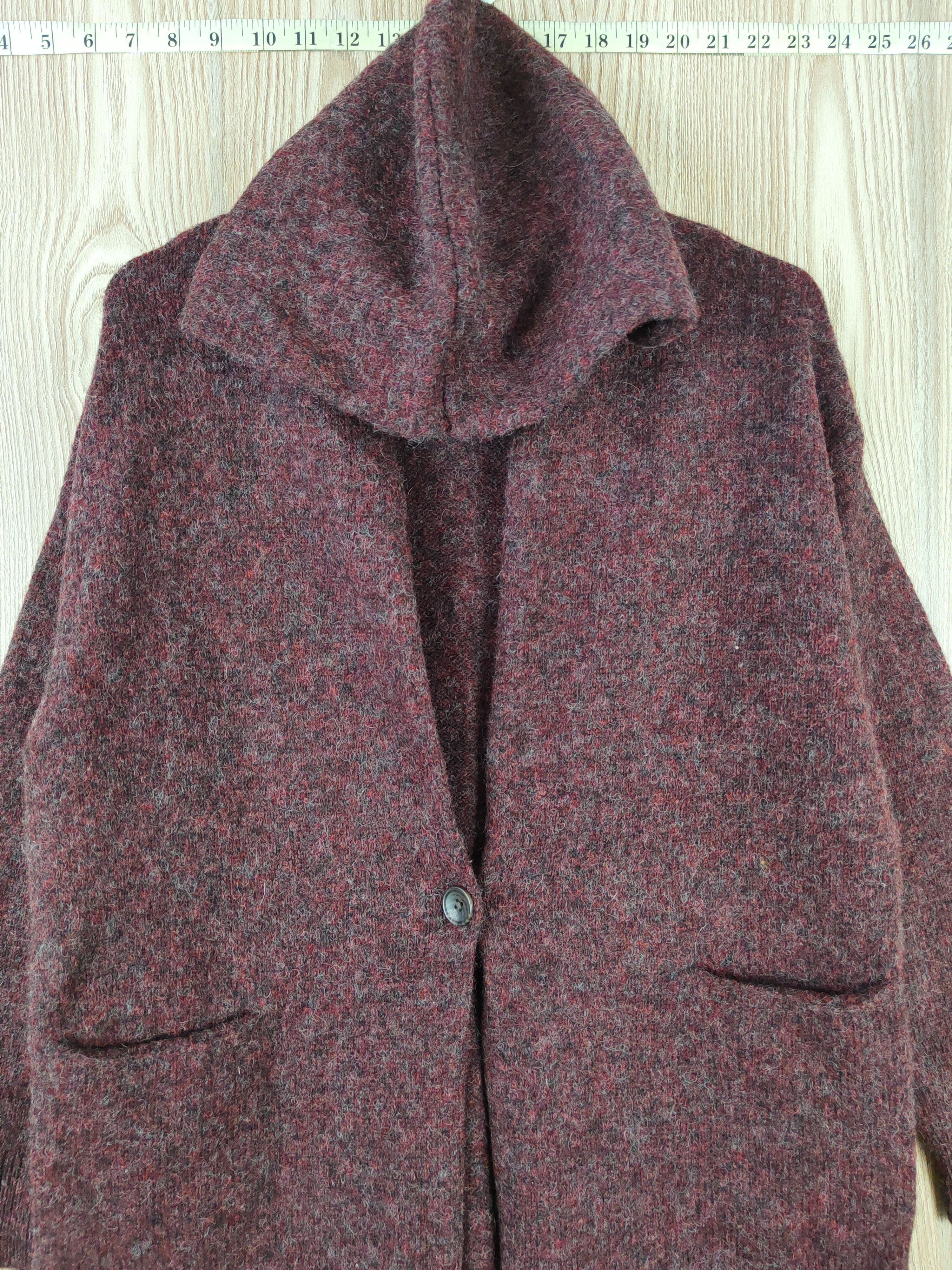 Homespun Knitwear Uniqlo Knitwear mohair Hoodie Long Cardigan #W739 Size M / US 6-8 / IT 42-44 - 2 Thumbnail