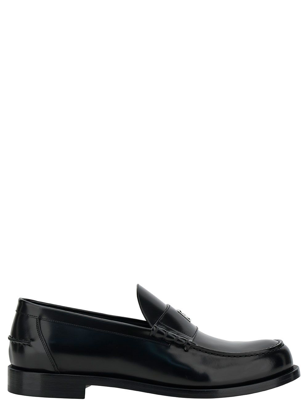 Givenchy Black Loafers with 4G Detail in Leather Man Size US 7 / EU 40 - 1 Thumbnail