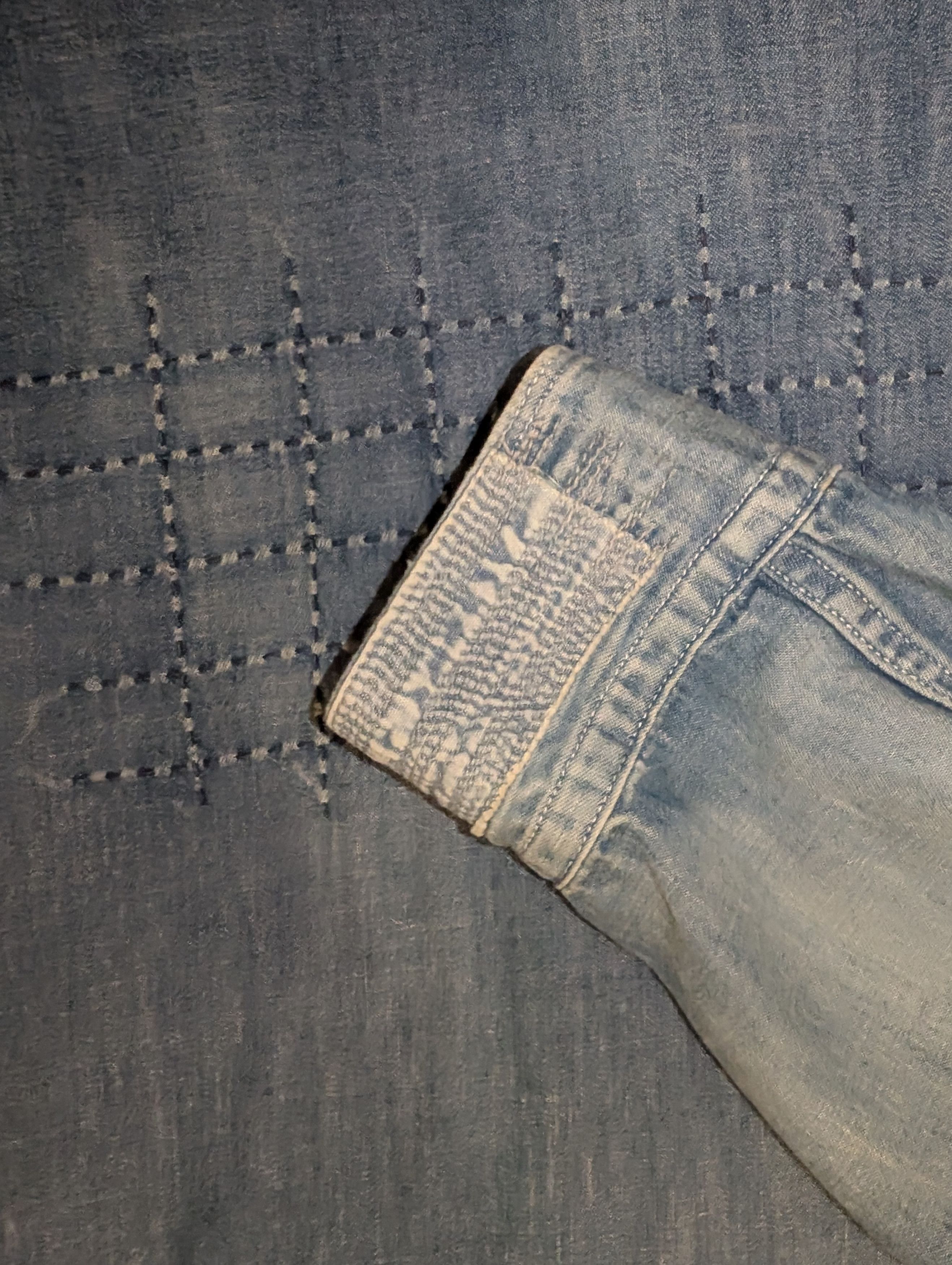 FDMTL FDMTL DENIM PATCH STYLE LONG SLEEVE T Size US L / EU 52-54 / 3 - 9 Thumbnail