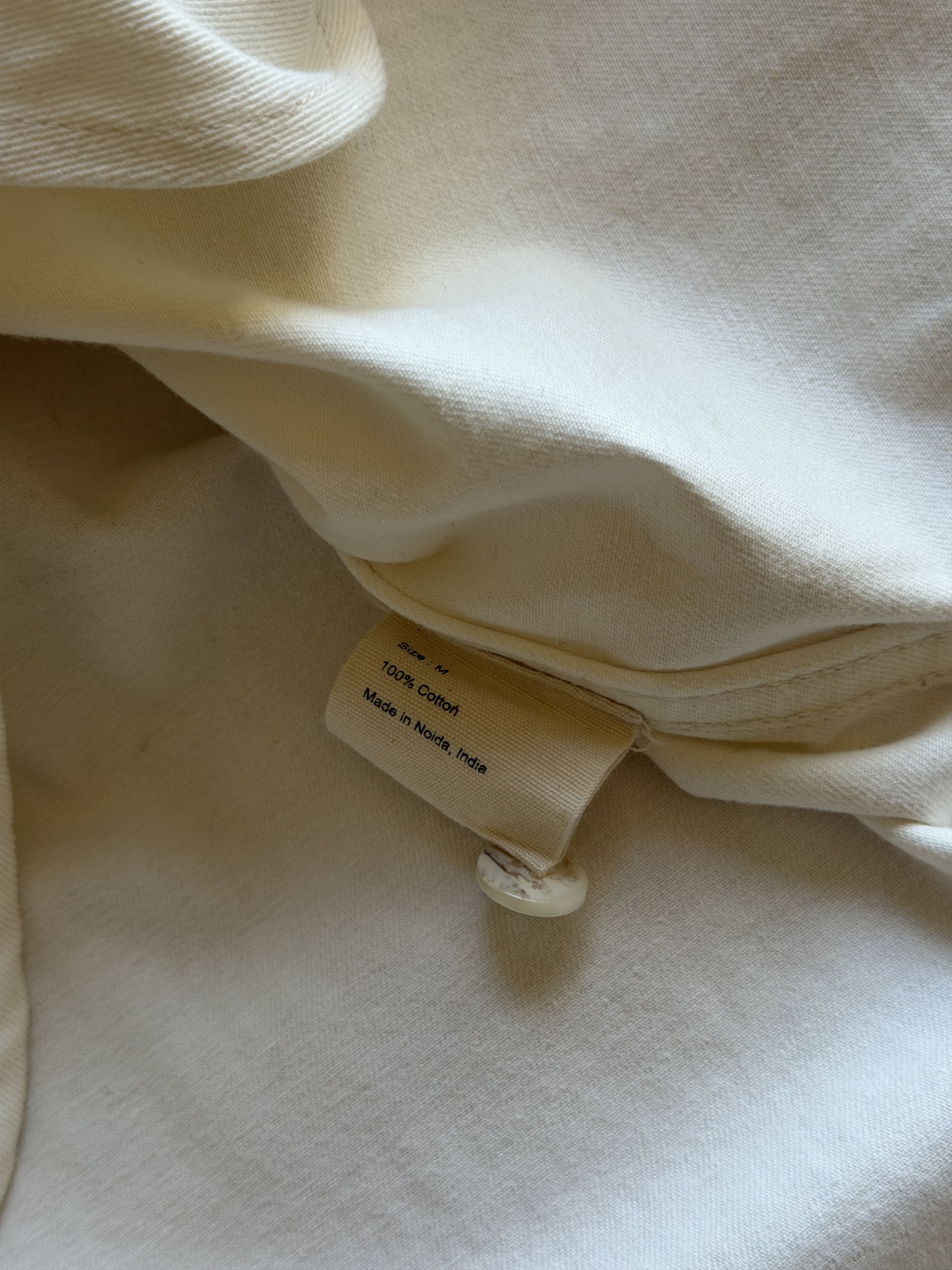 Bode Bode Baseball Shirt in White Size US M / EU 48-50 / 2 - 9 Thumbnail