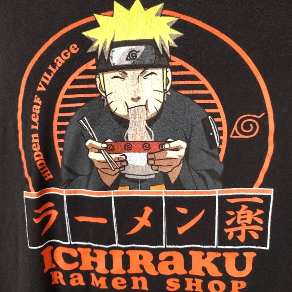 Vintage Naruto Shippuden Ramen T Shirt Mens 2XL Black Japanese Manga Ichiraku Shirt Size US XXL / EU 58 / 5 - 3 Thumbnail
