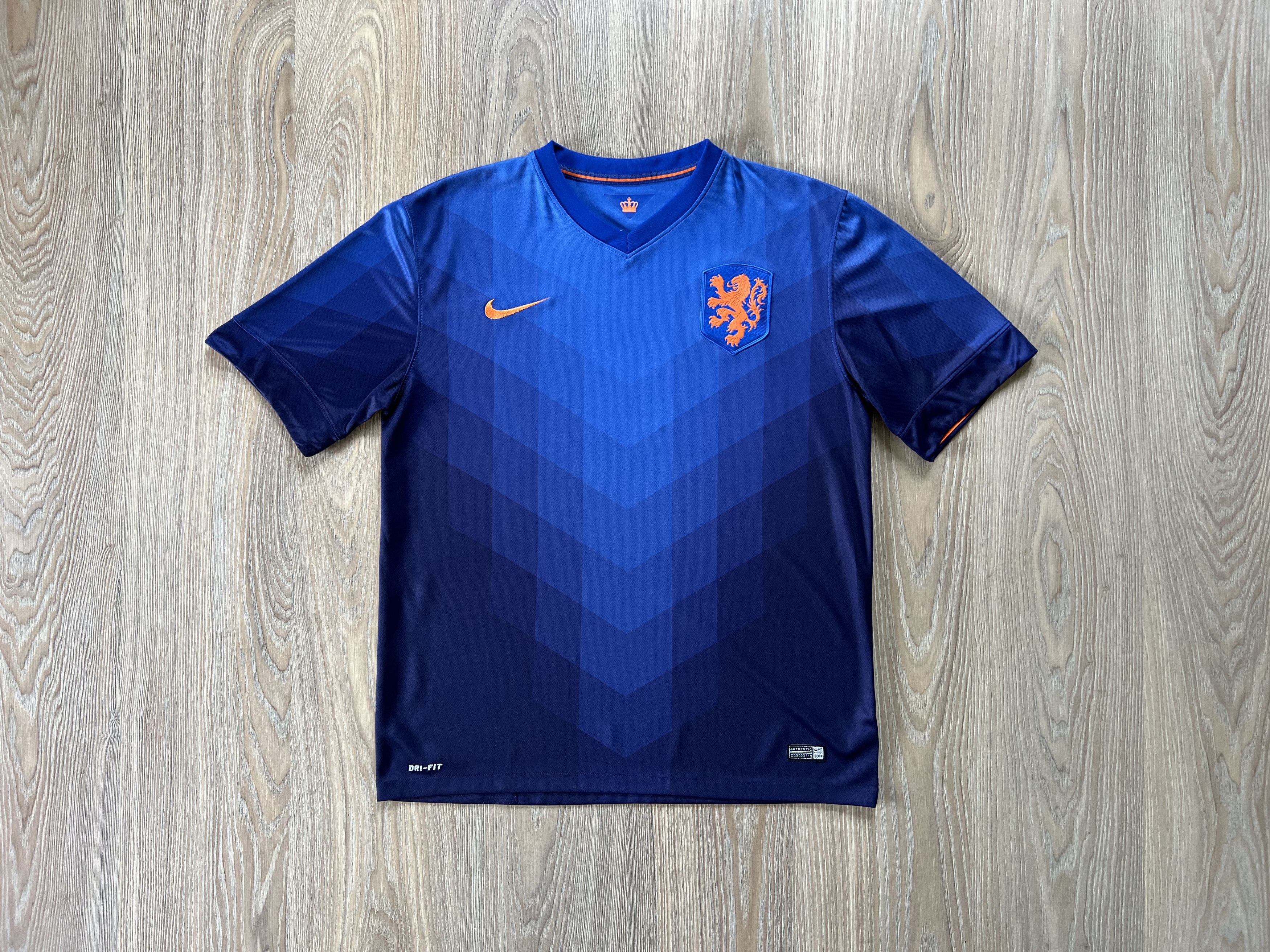 Nike Nike Netherlands Away Shirt 2014-2015 Size US XL / EU 56 / 4 - 1 Thumbnail