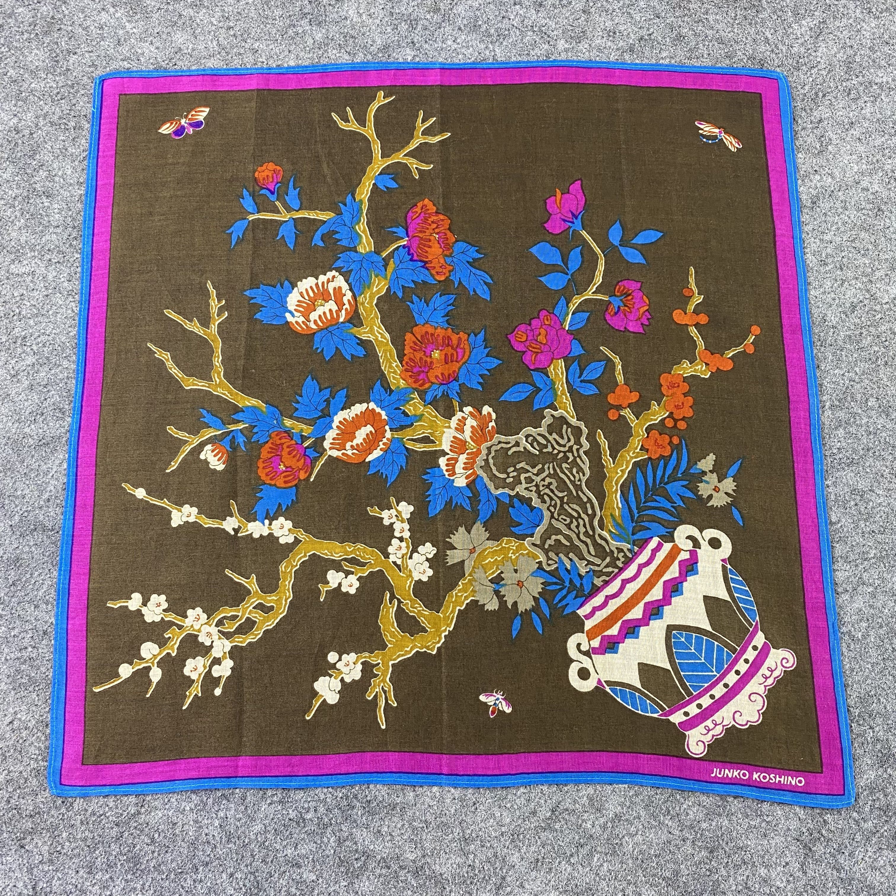 Japanese Brand Junko Koshino Handkerchief / Bandana / Neckerchief-B982 Size ONE SIZE - 3 Thumbnail