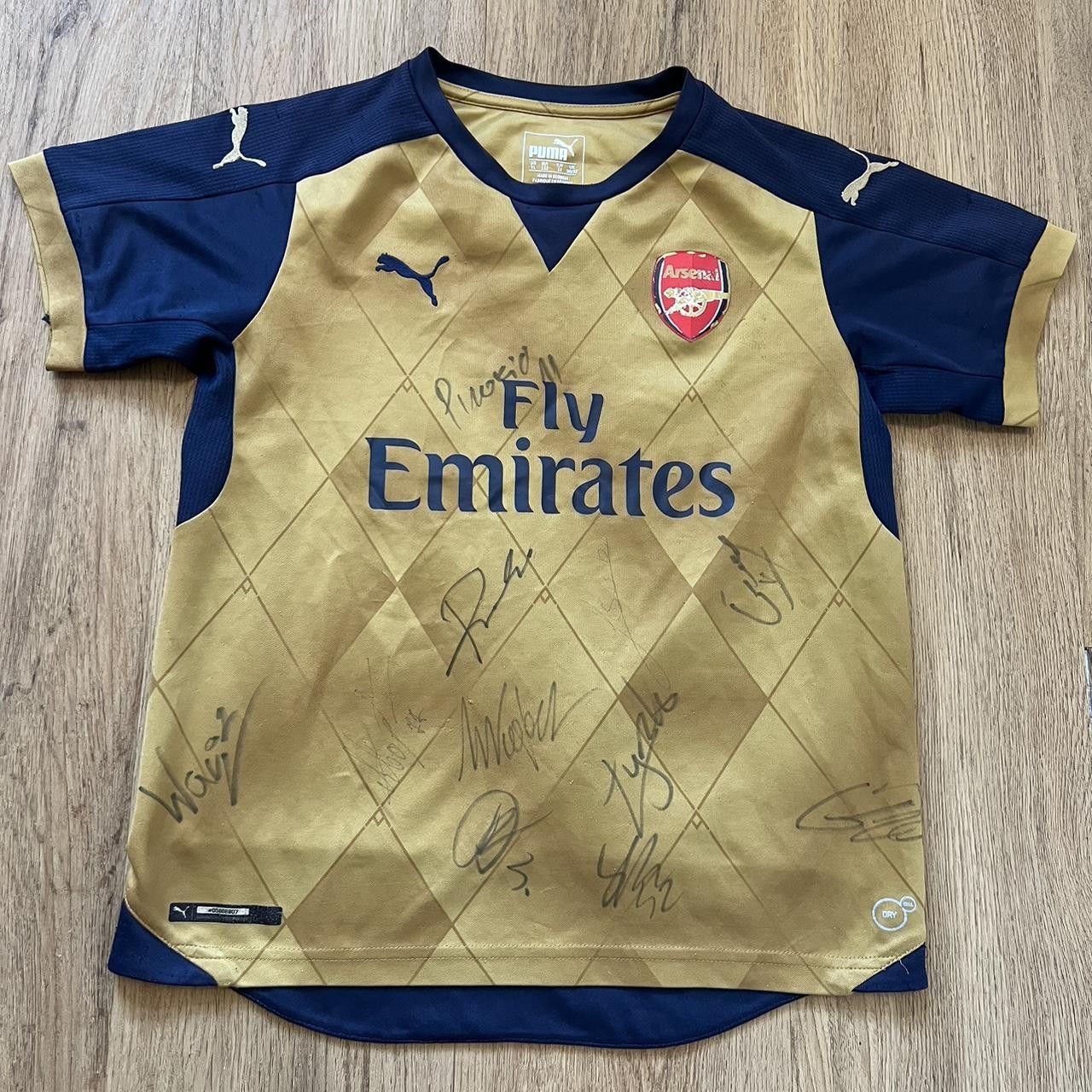 Puma 2014-15 Arsenal Away Puma Apart Signitures Premier League Size US XS / EU 42 / 0 - 1 Thumbnail