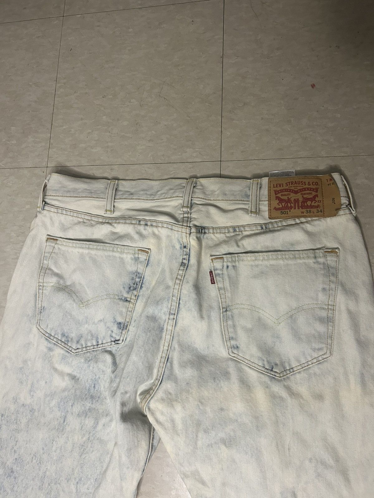 Levi's × Levi's Vintage Clothing × Vintage VINTAGE LEVI 501 JEANS Size US 38 / EU 54 - 2 Thumbnail