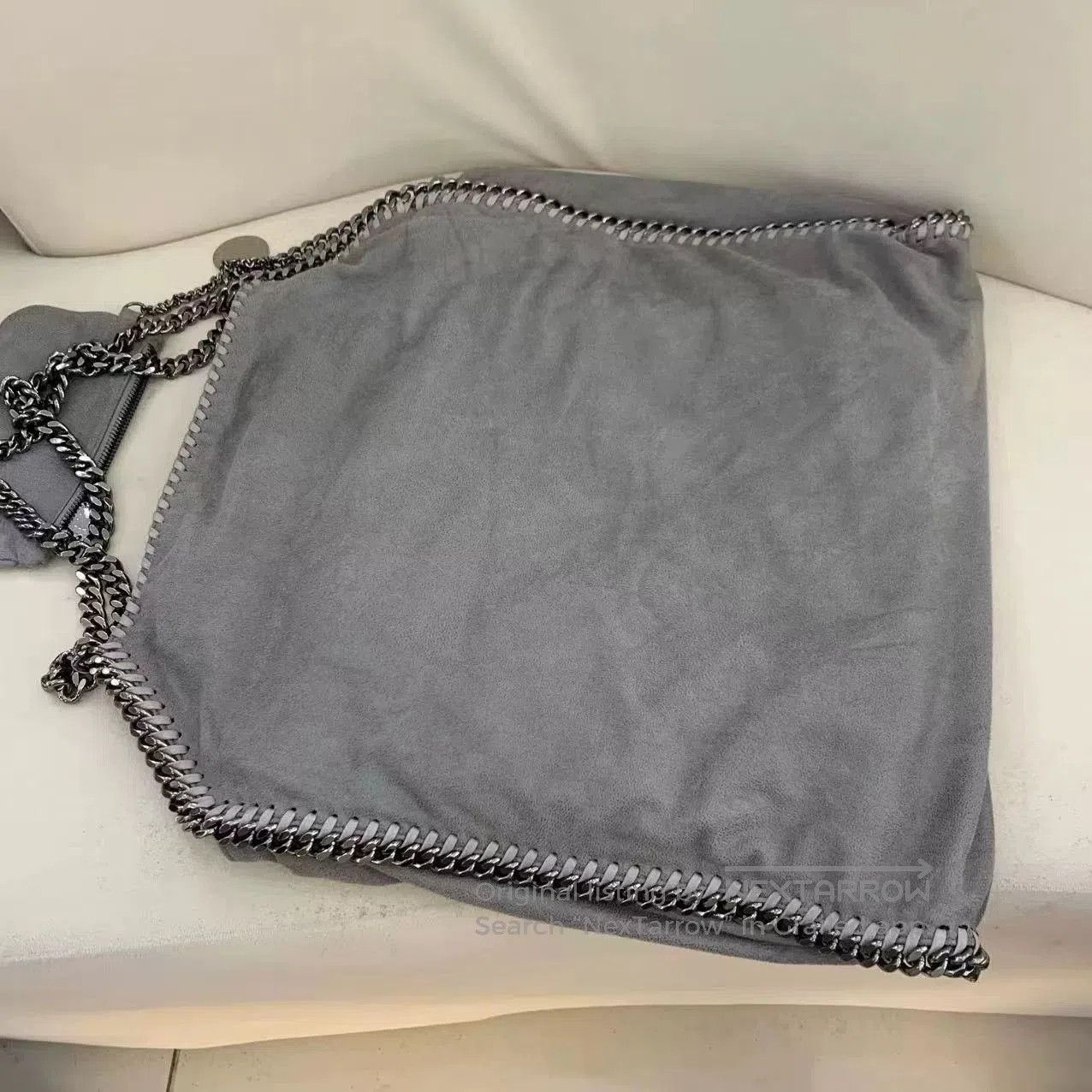 Stella McCartney Stella McCartney Gray Chain Shoulder Bag. Size ONE SIZE - 7 Thumbnail