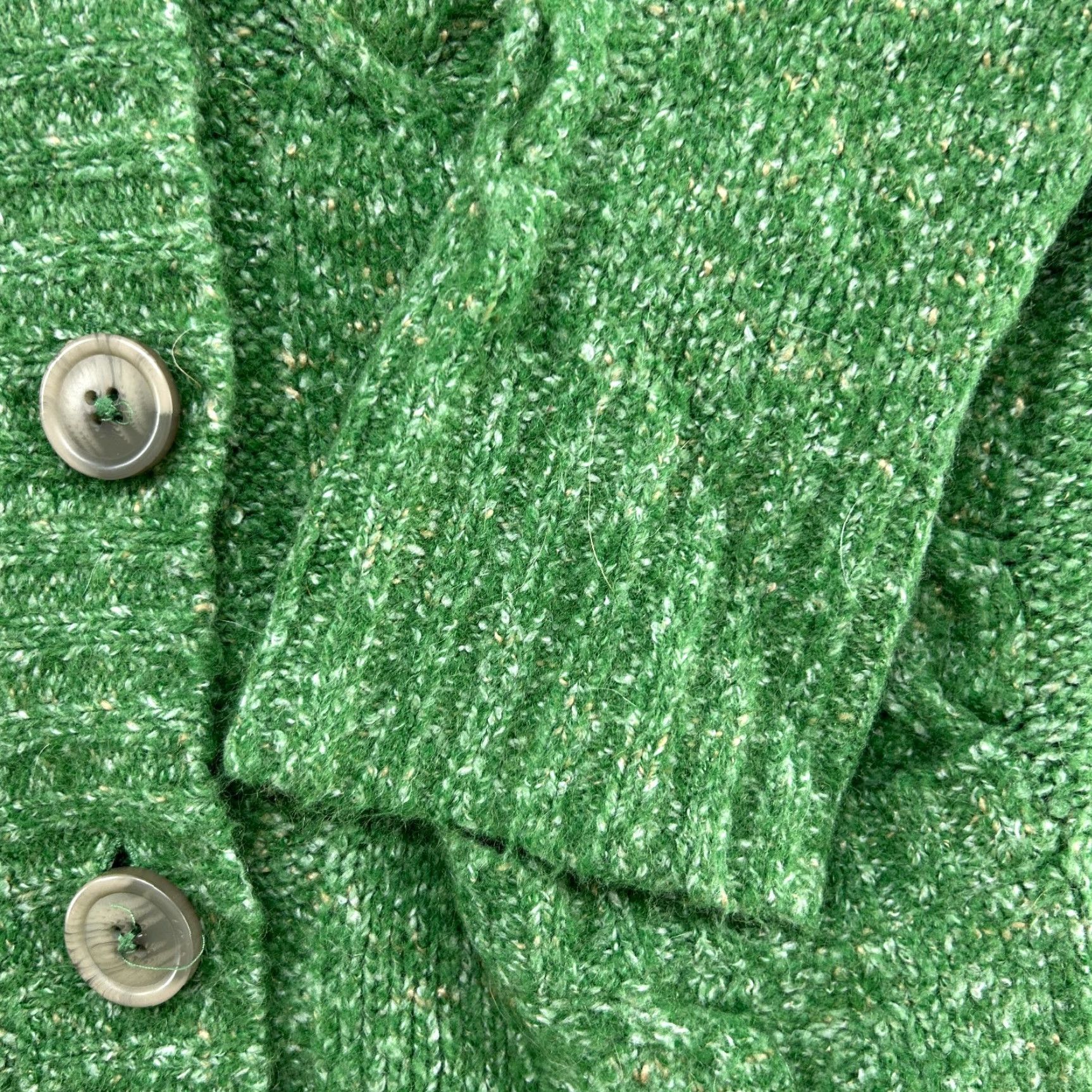 Vintage VINTAGE L.L. Bean Cardigan Sweater Women Hooded Wool Acrylic Green Long Sleeve L Size L / US 10 / IT 46 - 5 Thumbnail