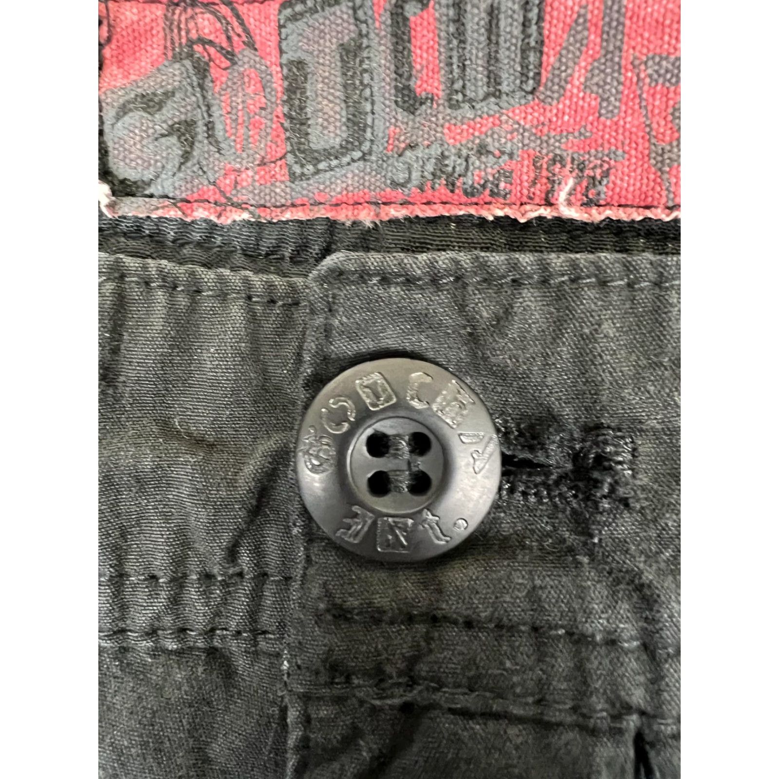 Gotcha VINTAGE Gotcha Cargo Shorts Mens 34 Black Cotton Canvas Utility Surf Y2K Size US 34 / EU 50 - 6 Thumbnail
