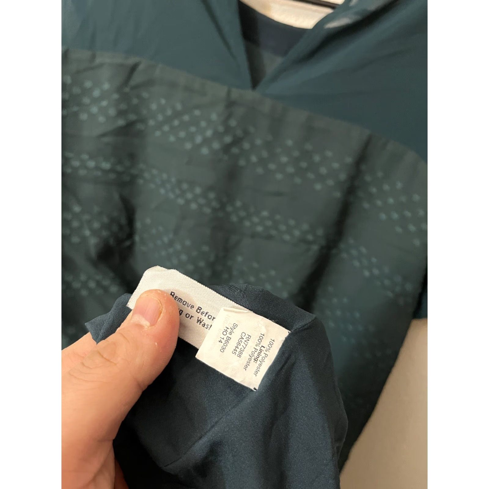 Madewell Madewell Slowbeat Shift Dress Dark Teal Size M Short Sleeve Ruffle Trim Texture Size 32" / US 10 / IT 46 - 6 Thumbnail