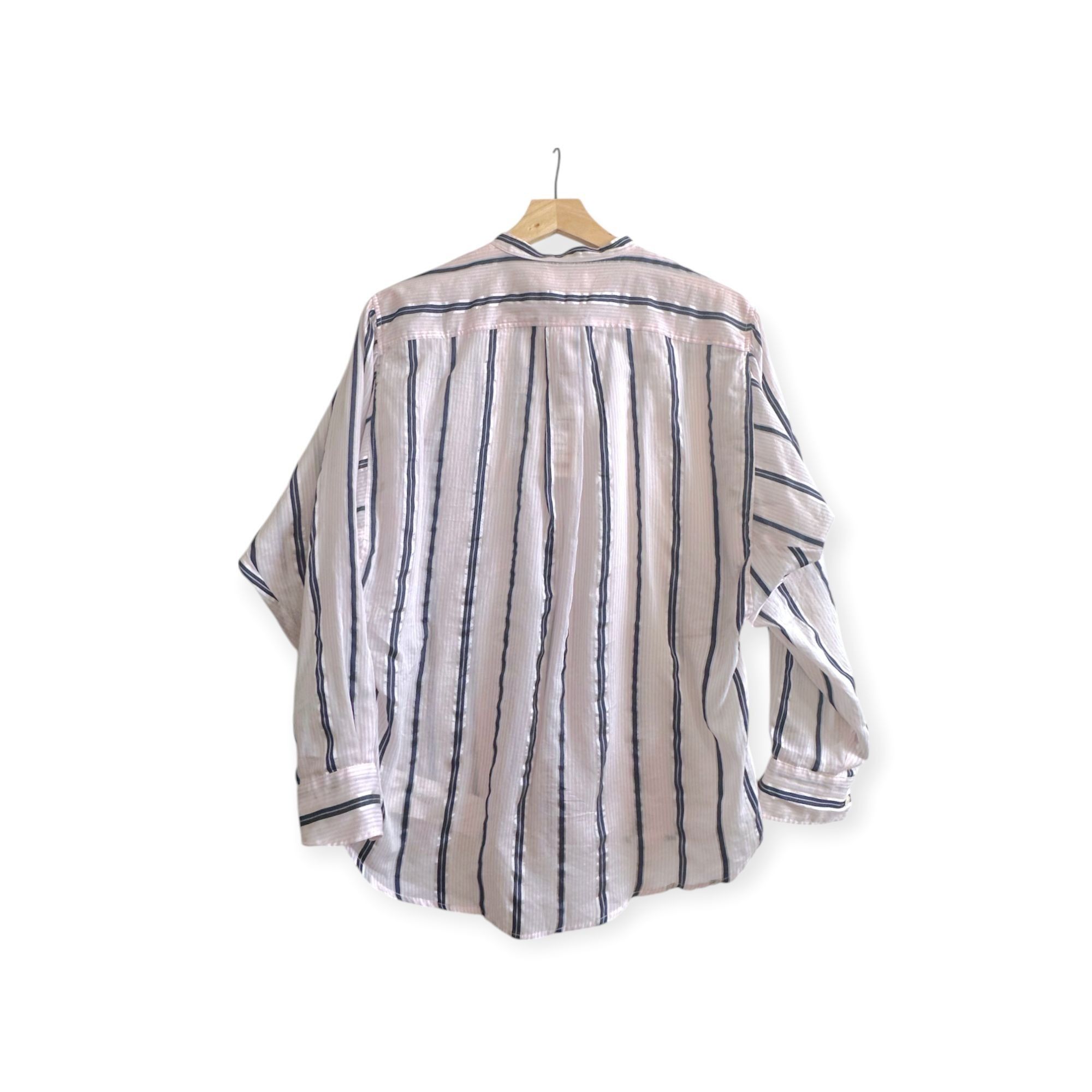 Isabel Marant Etoile Isabel Marant Etoile Pink Satchell Stripe Shirt, Size US2, Size XS / US 0-2 / IT 36-38 - 2 Thumbnail