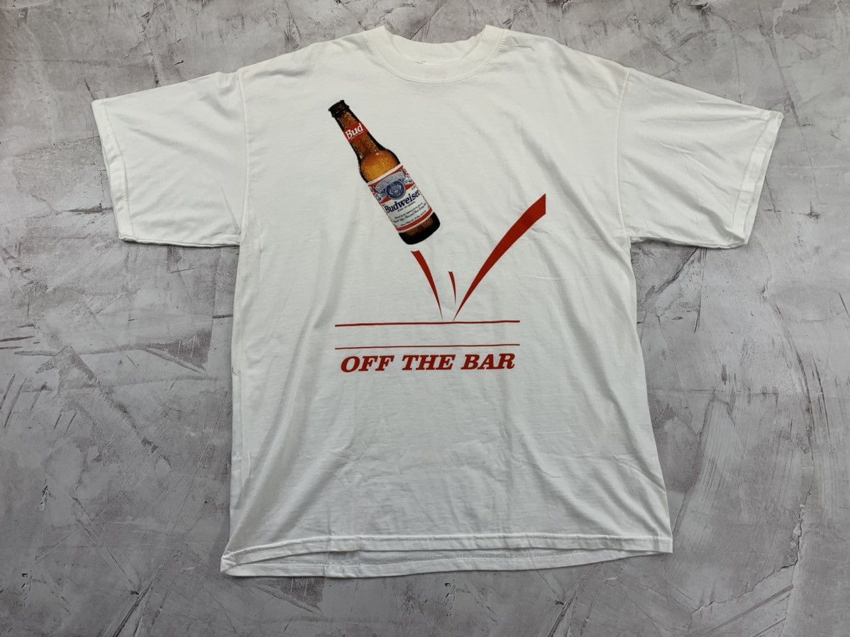 Budweiser × Vintage Mens t shirt Budweiser Size L Size US L / EU 52-54 / 3 - 1 Thumbnail
