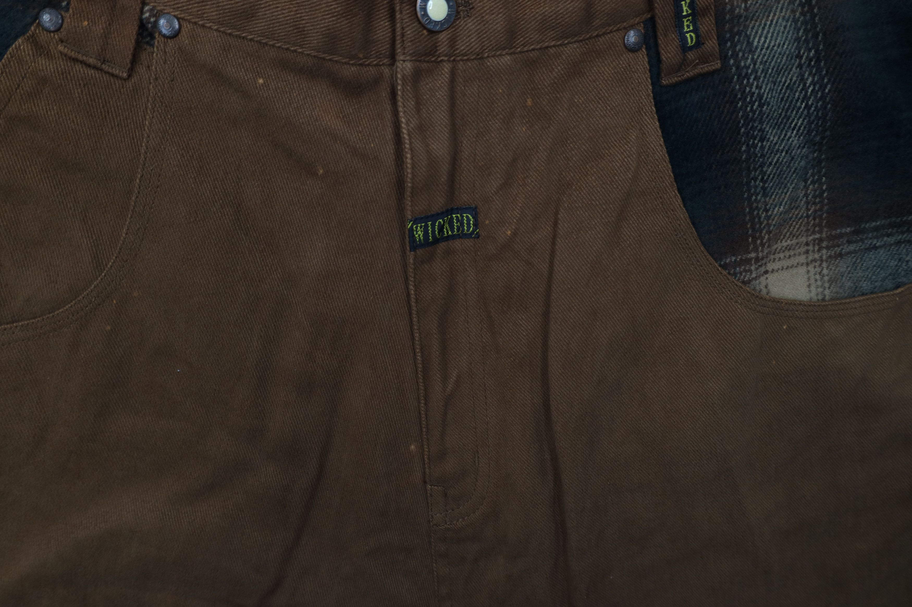 Vintage Deadstock Vintage 90s Streetwear Skateboard Jeans Brown Size US 36 / EU 52 - 7 Thumbnail