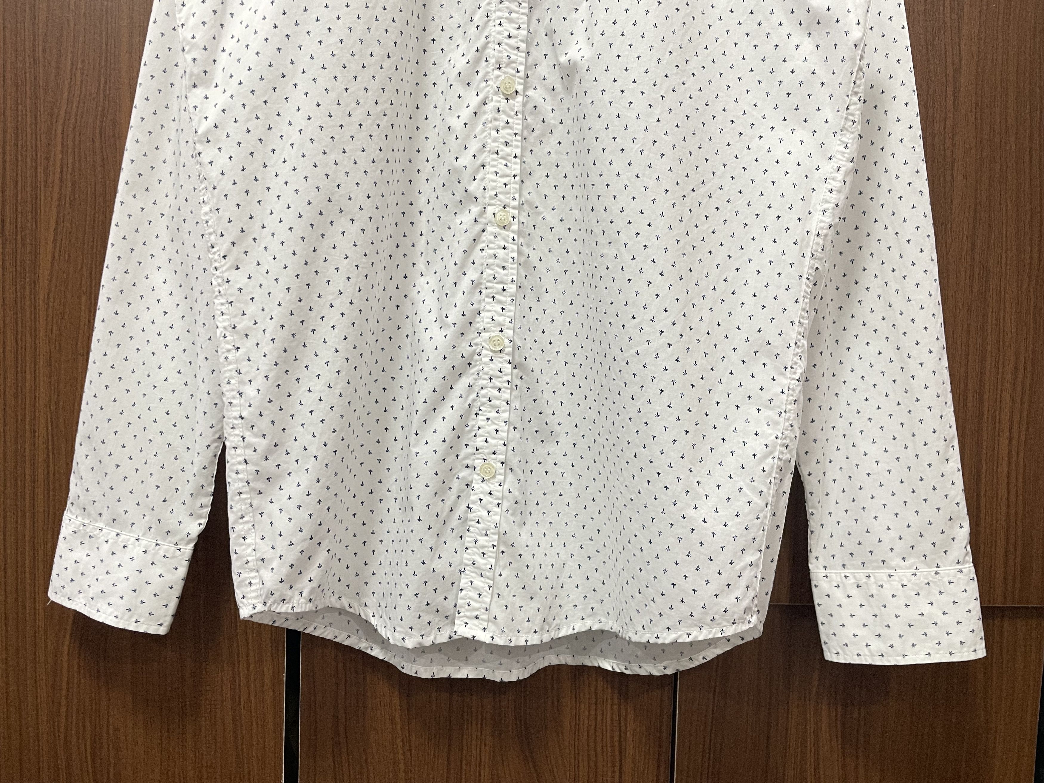 Gucci × Tom Ford Gucci - Fleur de Lis mono button up long sleeve Size US L / EU 52-54 / 3 - 5 Thumbnail