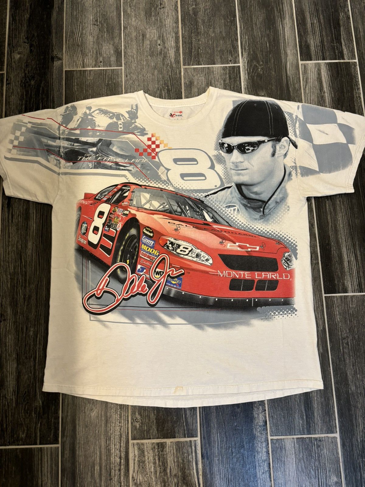 Chase Authentics × Vintage Dale Earnhardt Jr Vintage Tee Size US L / EU 52-54 / 3 - 1 Thumbnail