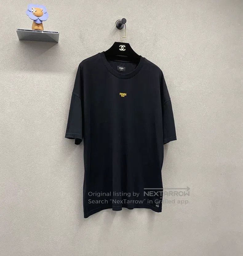 Fendi Fendi Black Short Sleeve T-Shirt Size US M / EU 48-50 / 2 - 4 Thumbnail