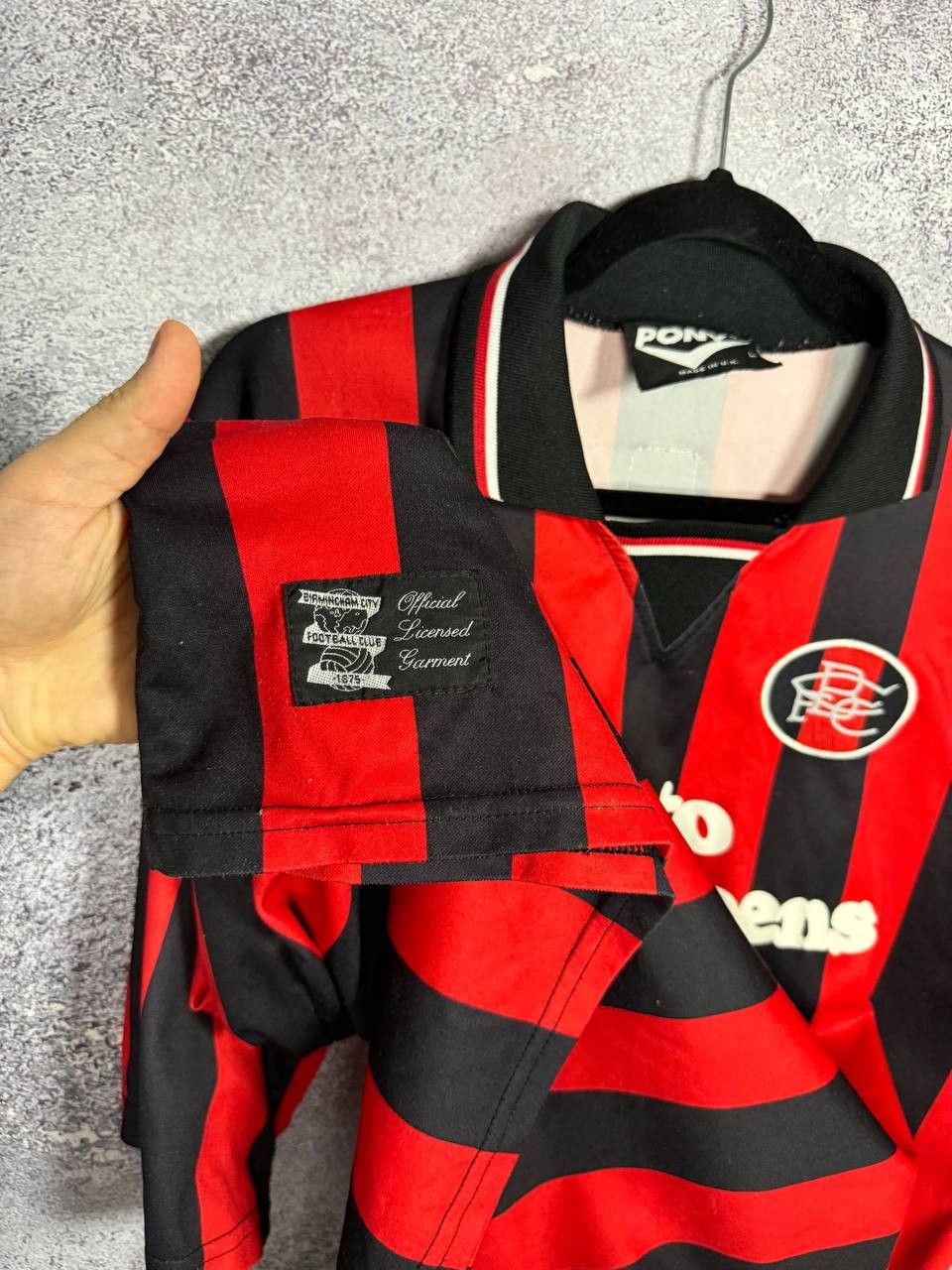 PONY × Vintage 90's Birmingham City 1996/97 Pony Soccer Jersey Size US L / EU 52-54 / 3 - 7 Thumbnail