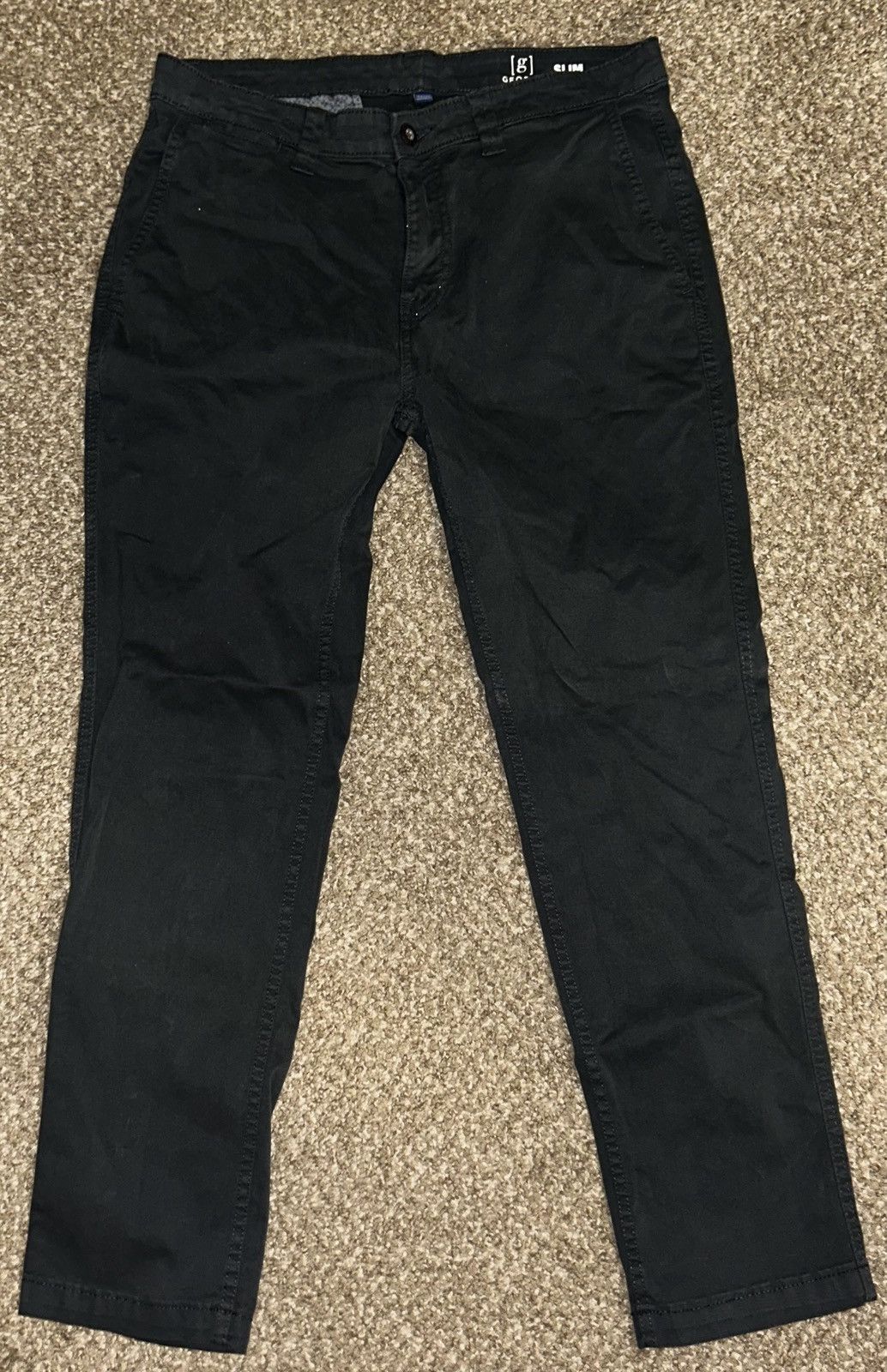 Other Black George Khakis Pants Size US 33 - 2 Thumbnail