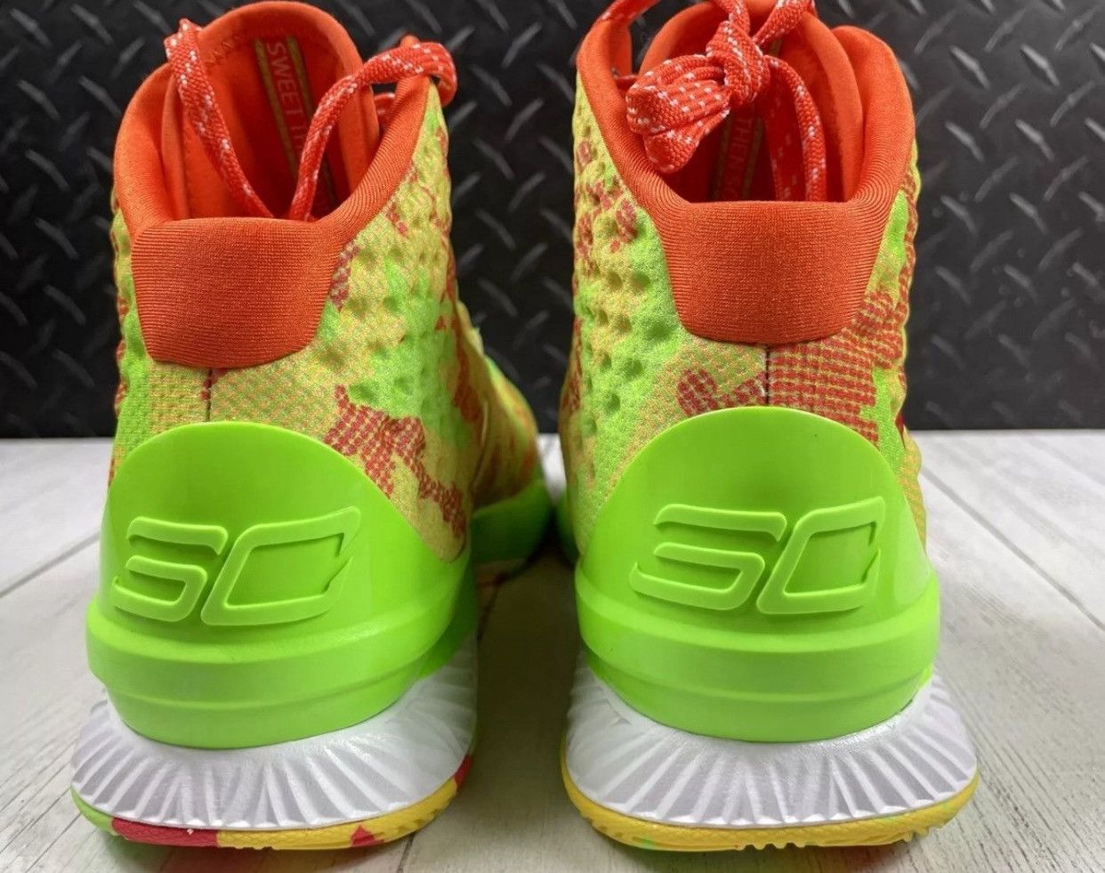 Nike × Under Armour × Vintage Authentic Under Armour Curry 1 Retro Sour Patch Men Size 10 Size US 10 / EU 43 - 6 Thumbnail