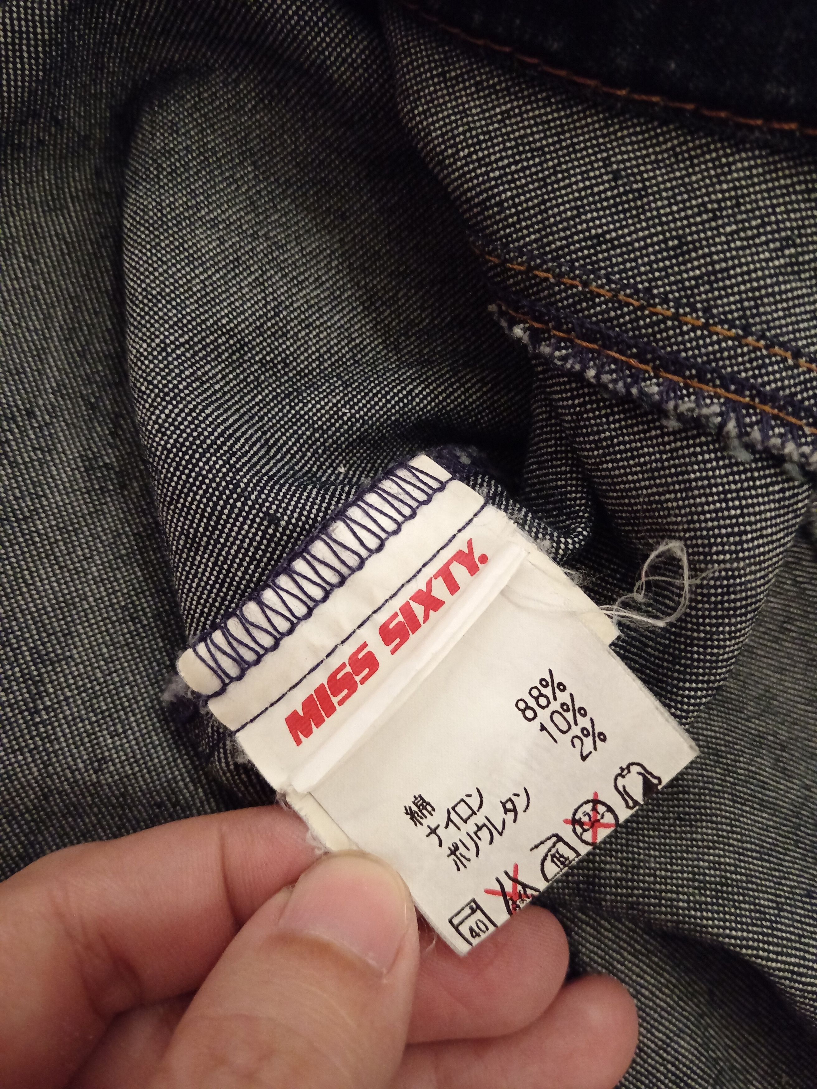 Designer Miss Sixty Denim jacket Size S / US 4 / IT 40 - 4 Thumbnail
