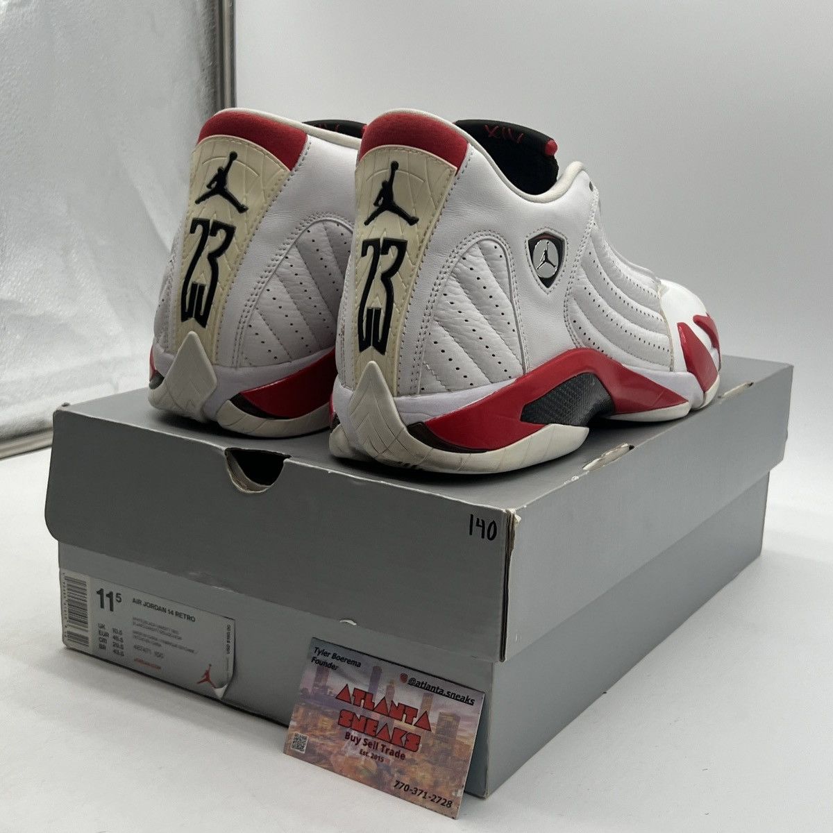 Jordan Brand Air Jordan 14 candy cane Size US 11.5 / EU 44-45 - 5 Thumbnail