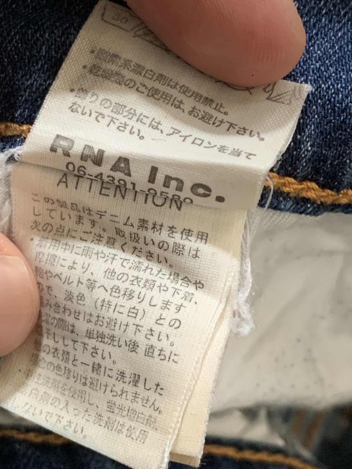 Japanese Brand Rna Inc Punk Studded jeans Size US 30 / EU 46 - 12 Thumbnail