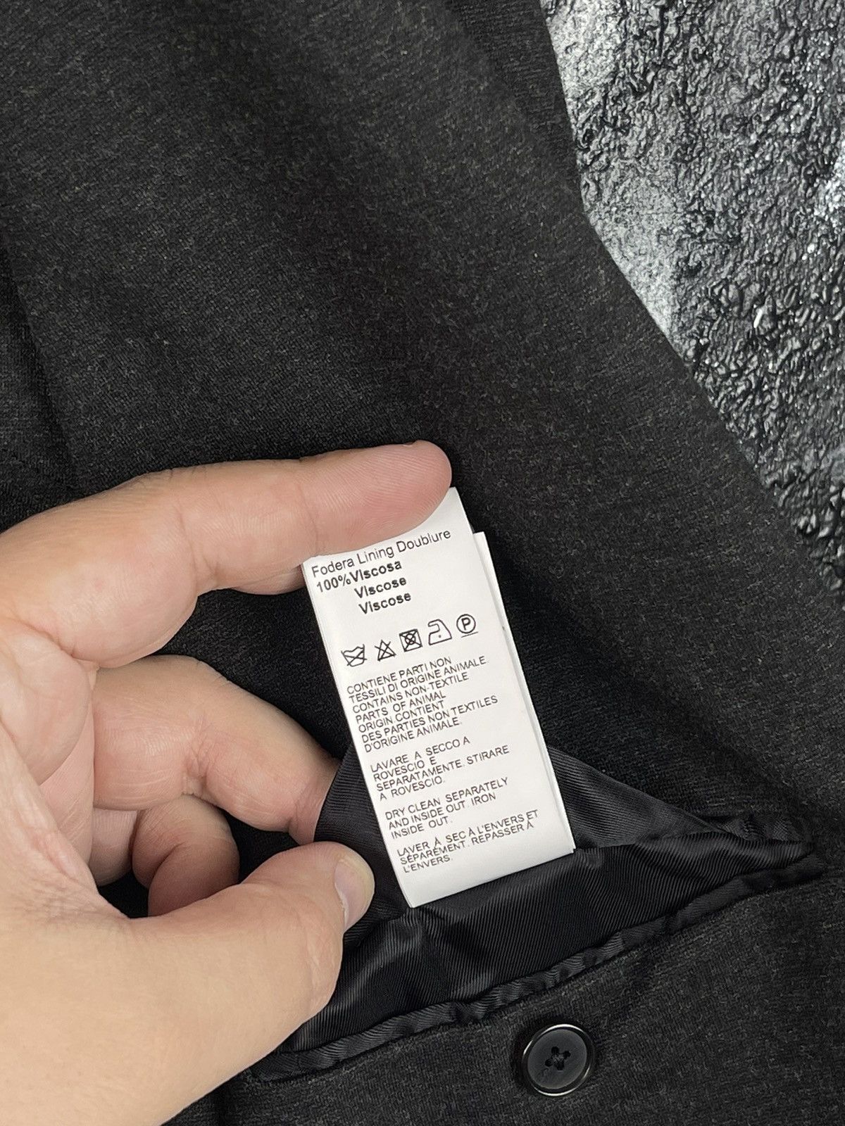 Dondup Dondup Dark Grey Italian Sport Blazer Jacket Men’s Size 50 Size 50S - 16 Thumbnail