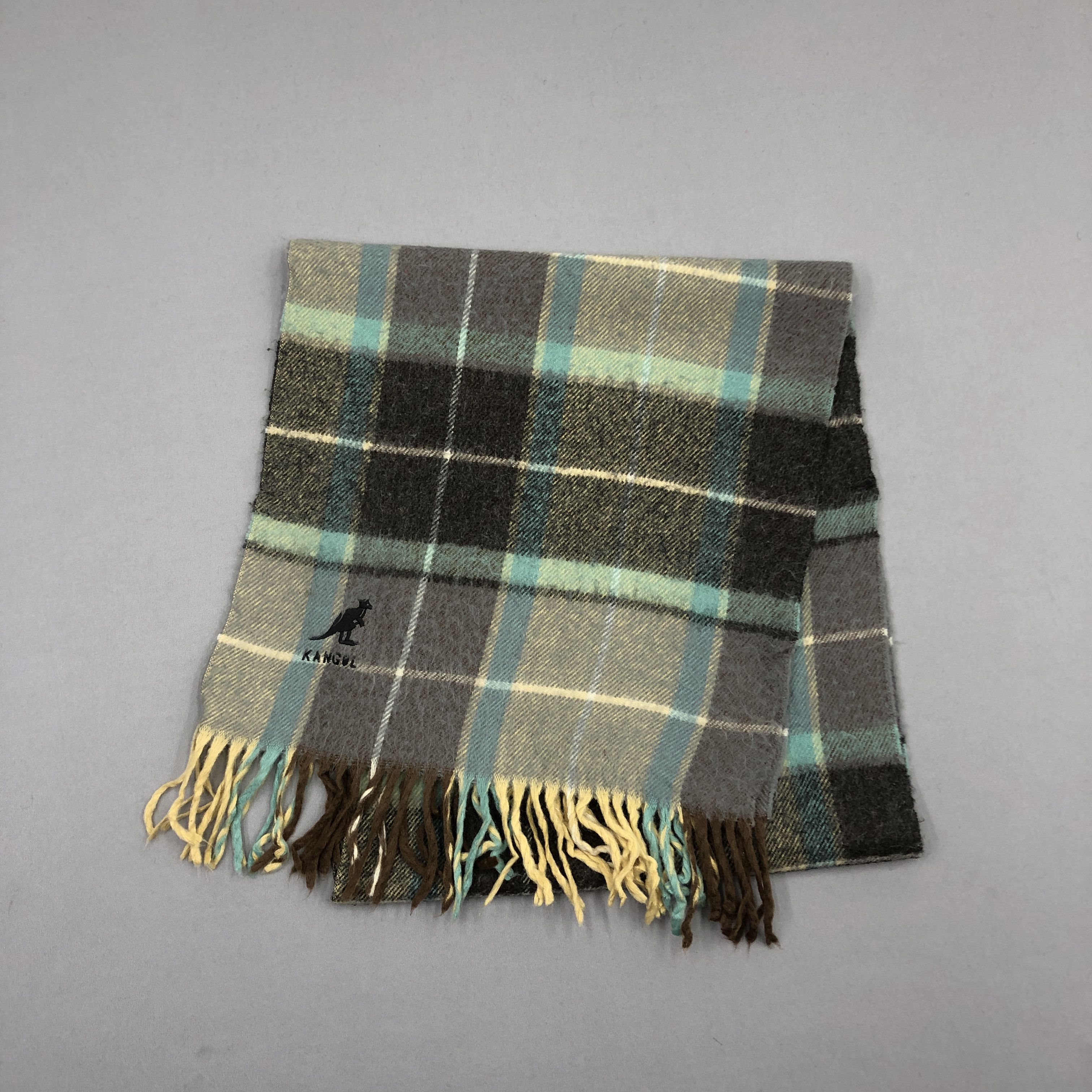 Kangol Vintage Kangol Scarf Muffler Wool Cashmere Scarves Size ONE SIZE - 3 Thumbnail