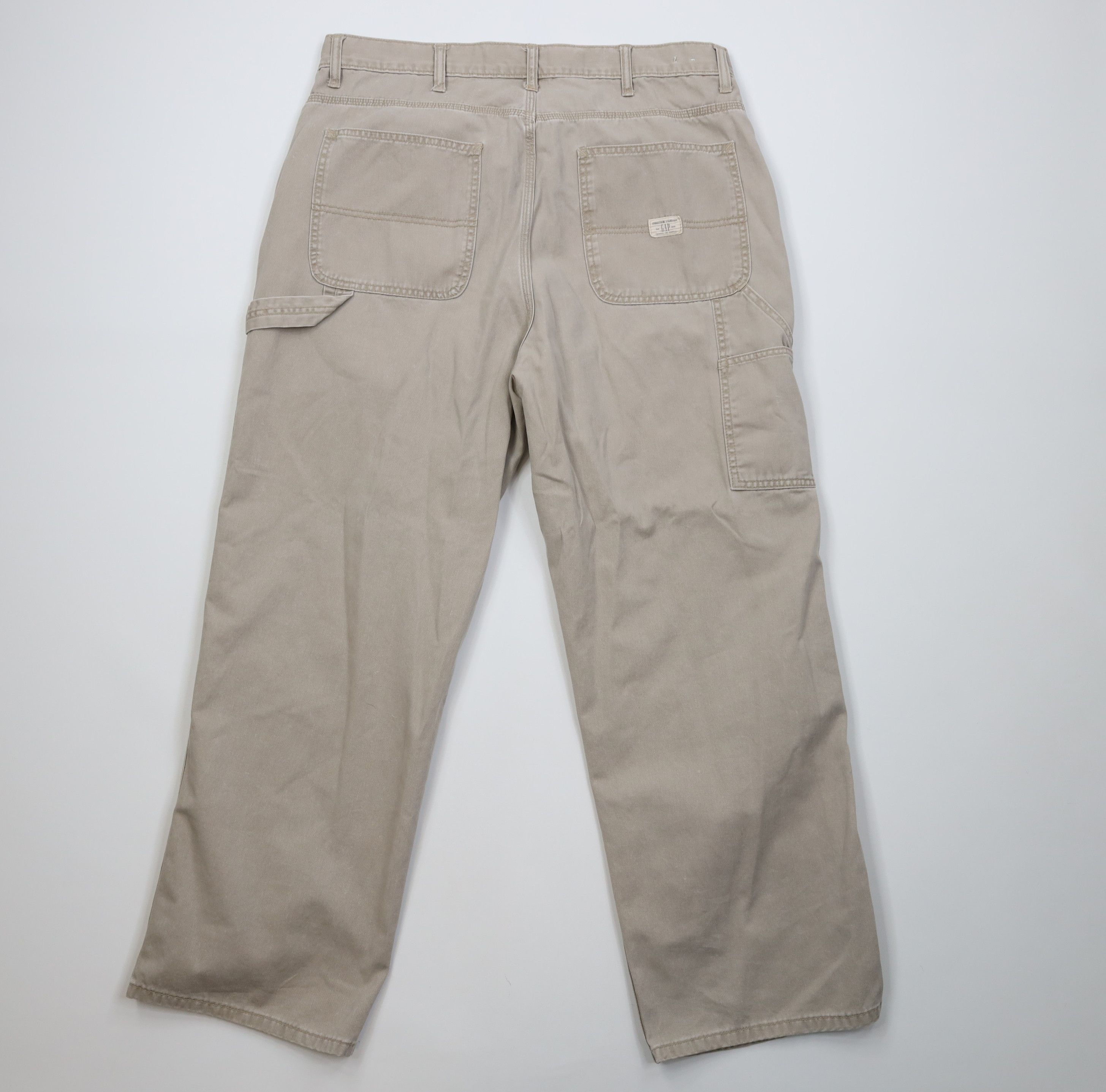 Gap Vintage Y2K Gap Carpenter Wide Leg Pants Cotton Workwear Size US 38 / EU 54 - 10 Thumbnail